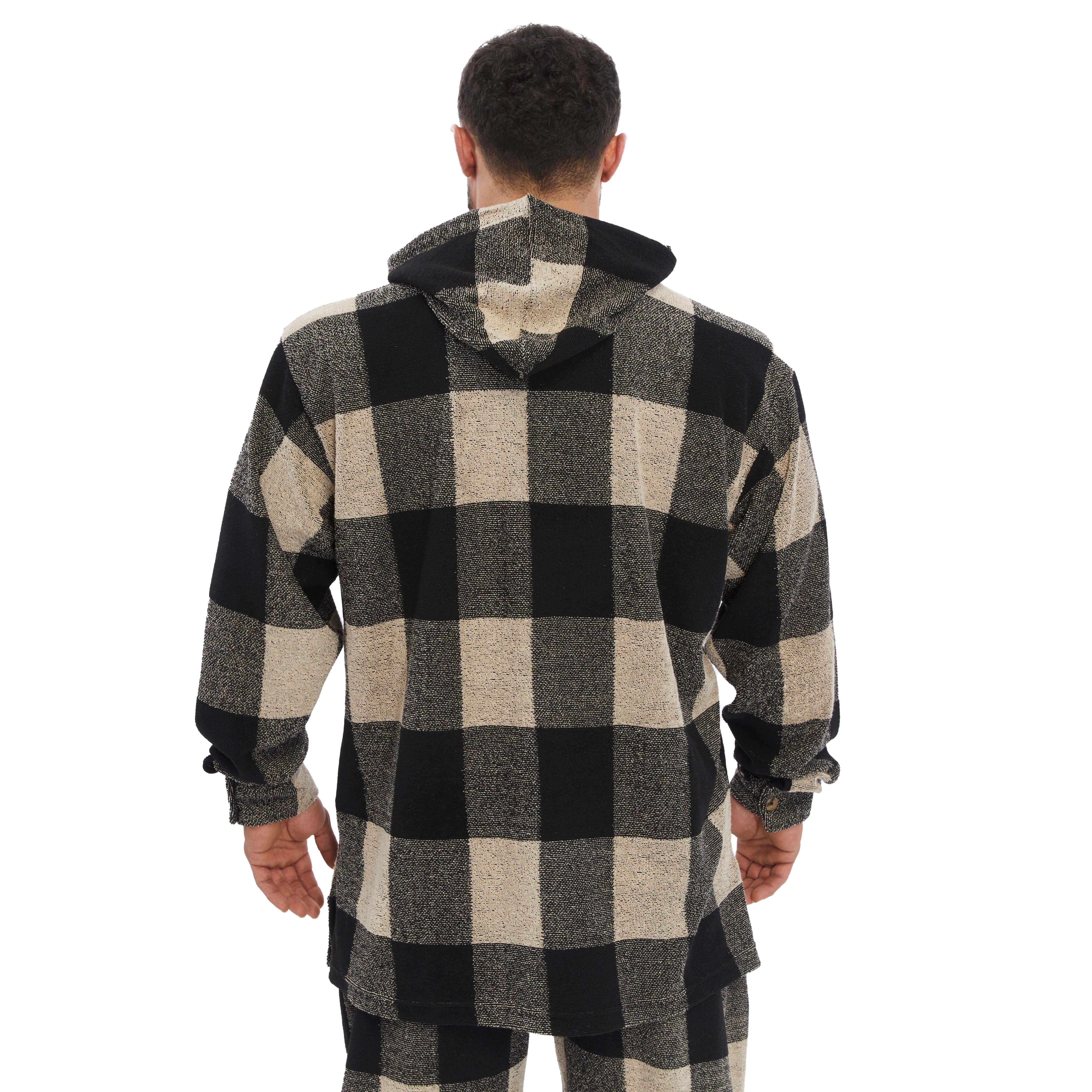 Men's Hooded Overshirt Winter Jacket