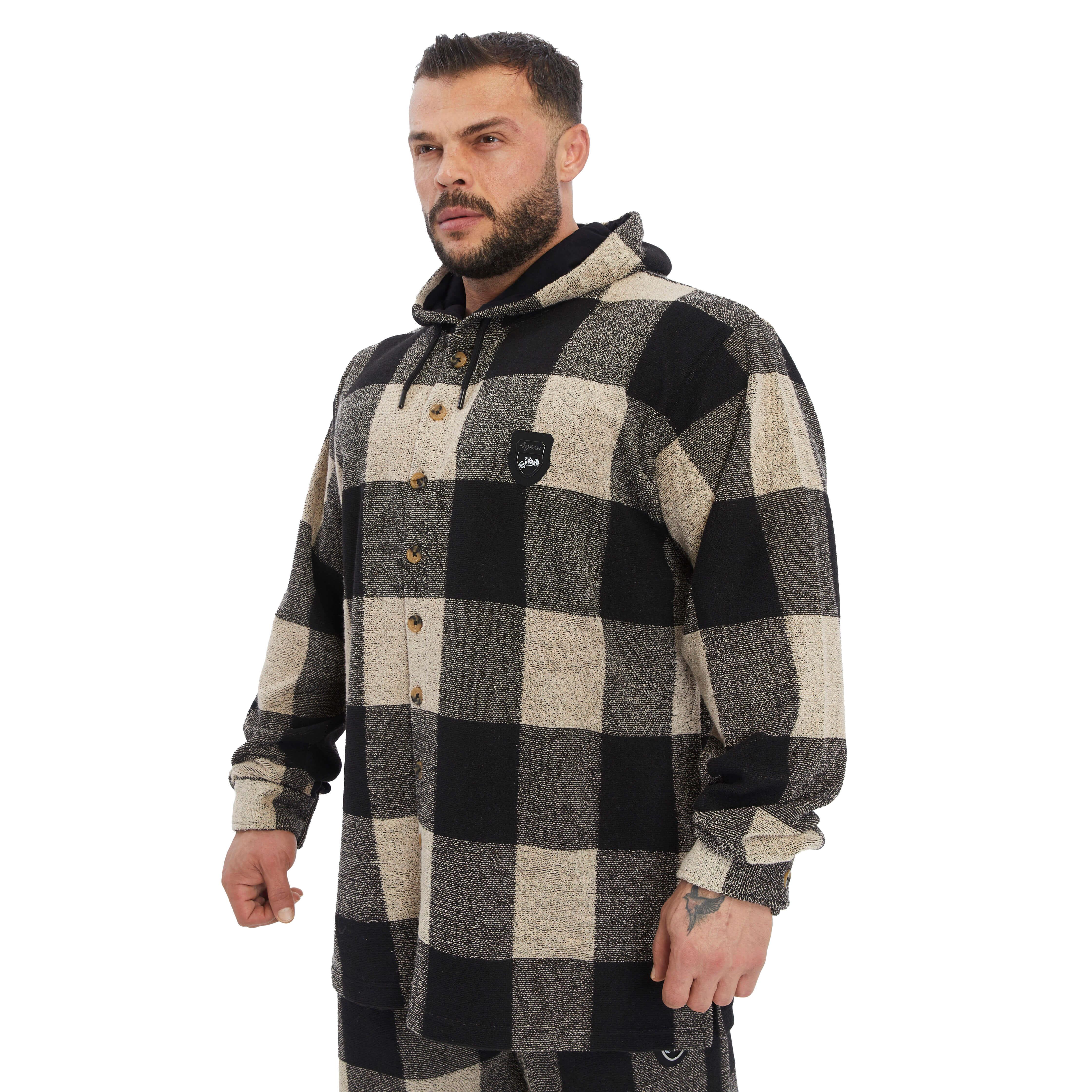Men's Hooded Overshirt Winter Jacket