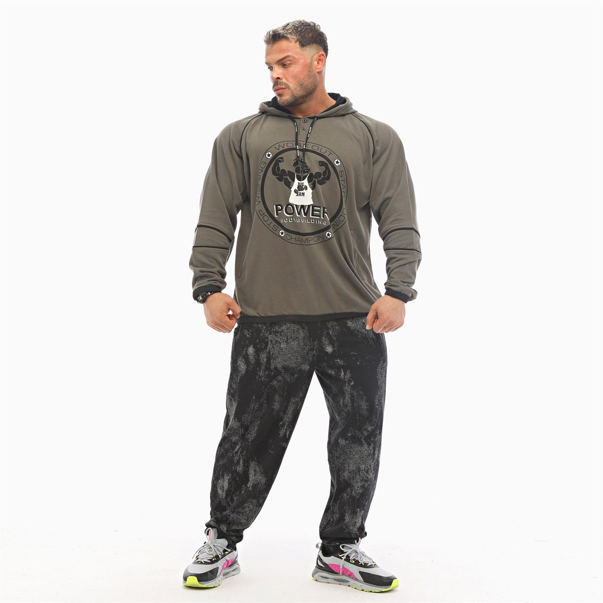 Men's Hooded Winter Sweatshirt