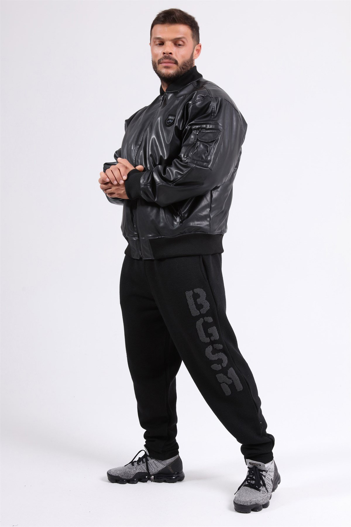 Men's Leather Pilot Jacket