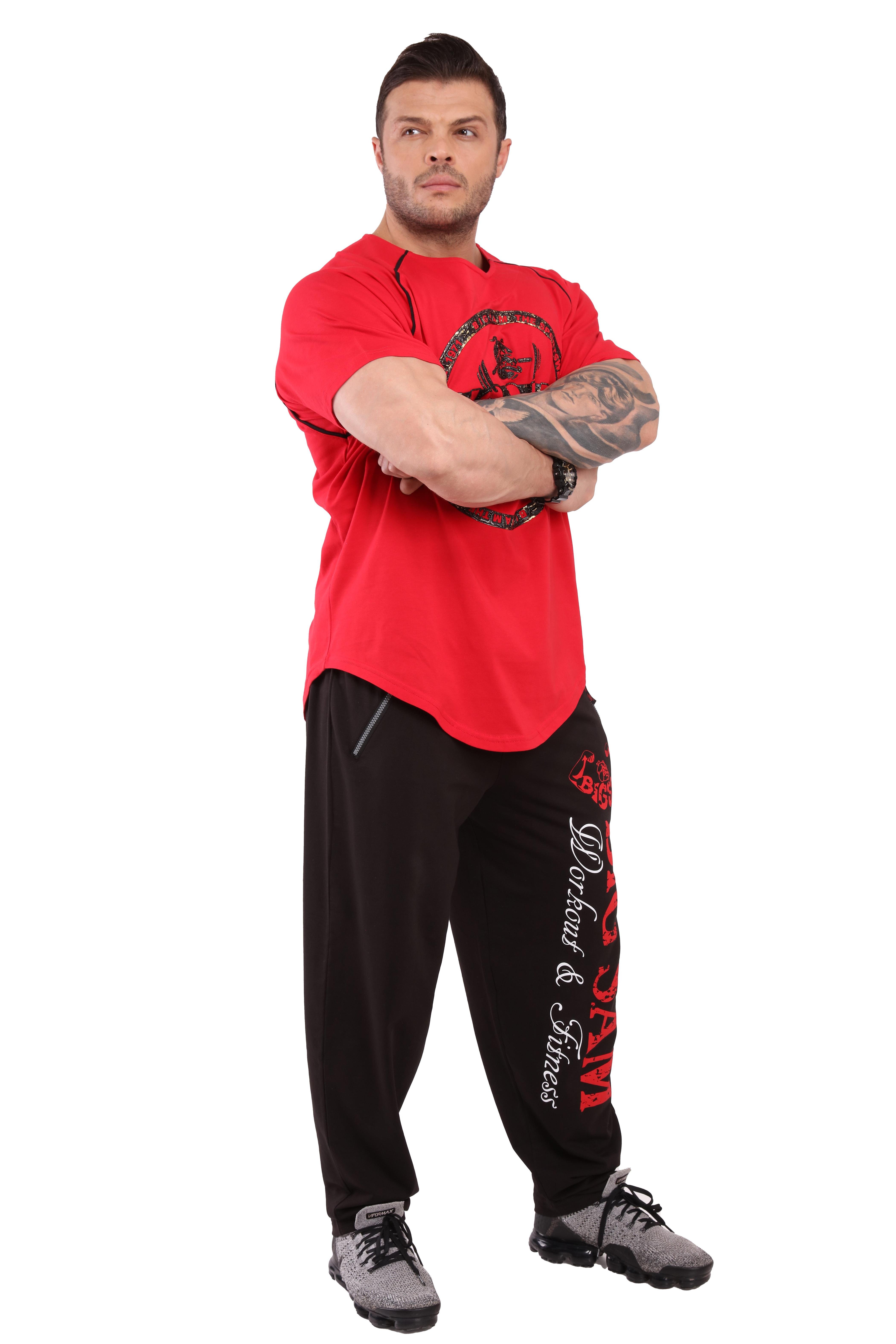 Men's Long Fit Cotton Gym T-shirt