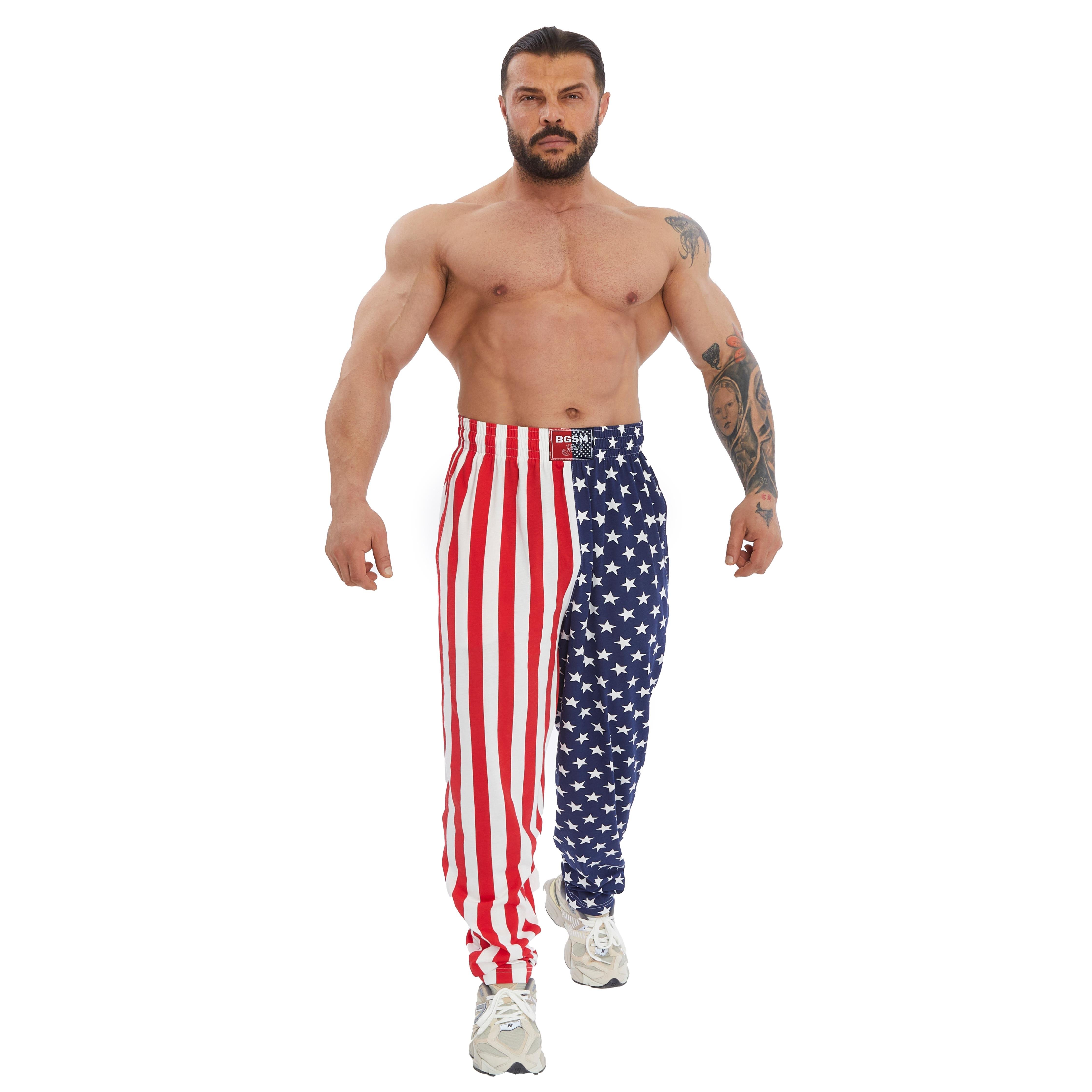 Men's Loose Fit American Sweatpants