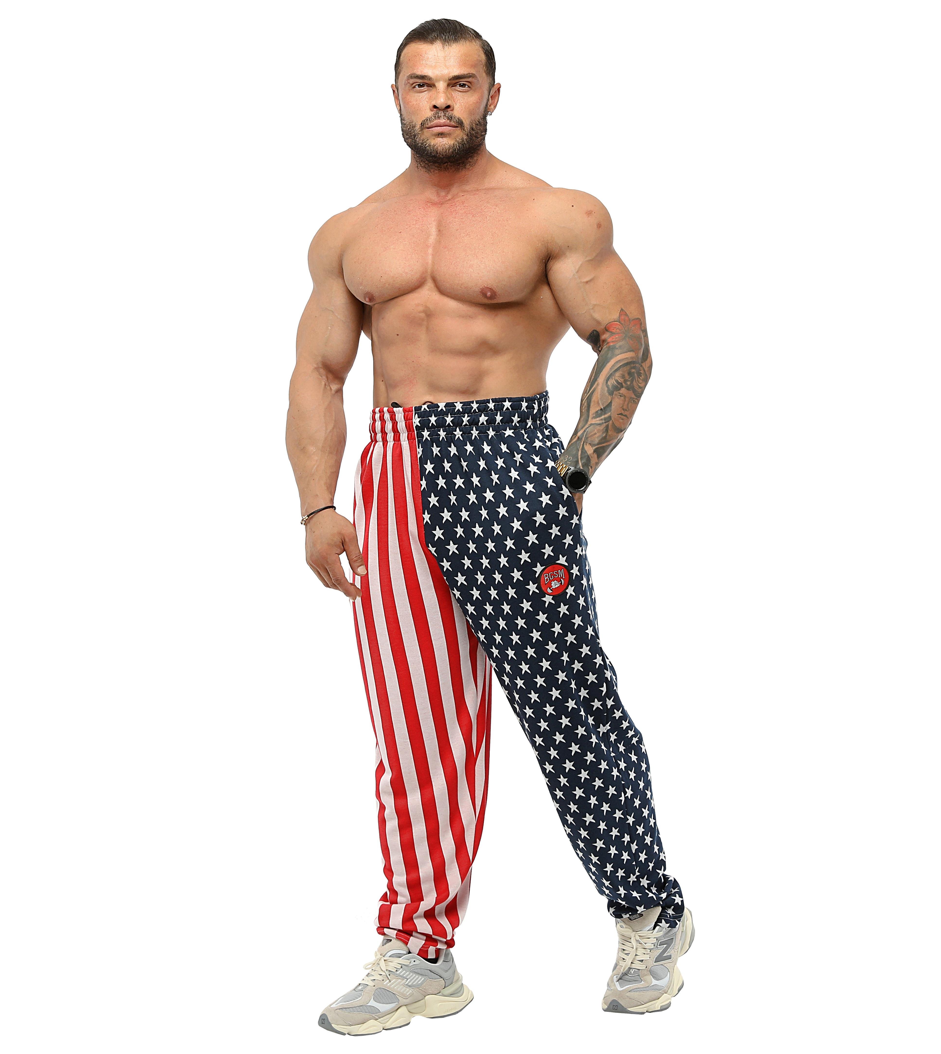 Men's Loose Fit American Sweatpants
