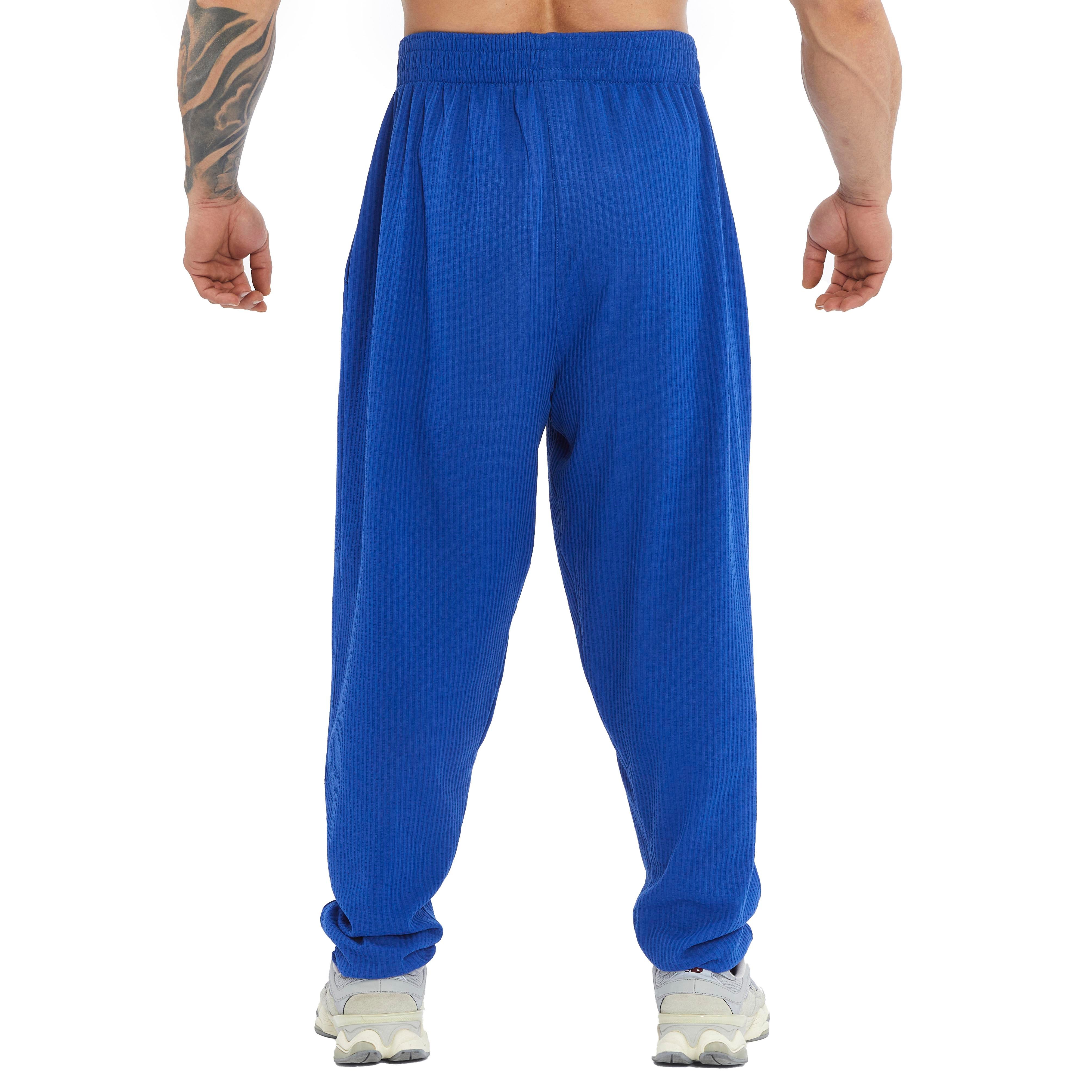 Men's Loose Fit Cotton Sweatpants with Pockets