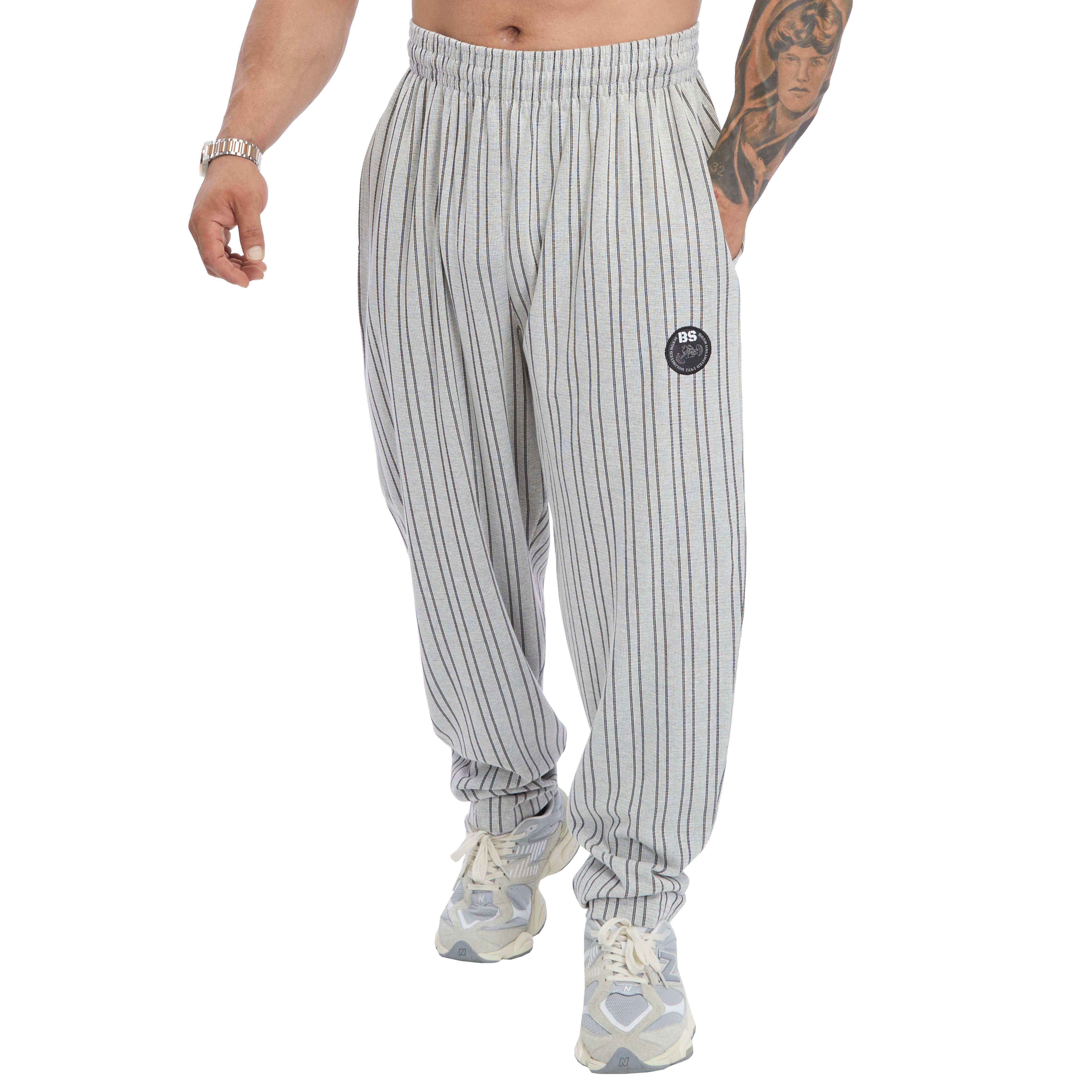 Men's Loose Fit Cotton Sweatpants with Pockets