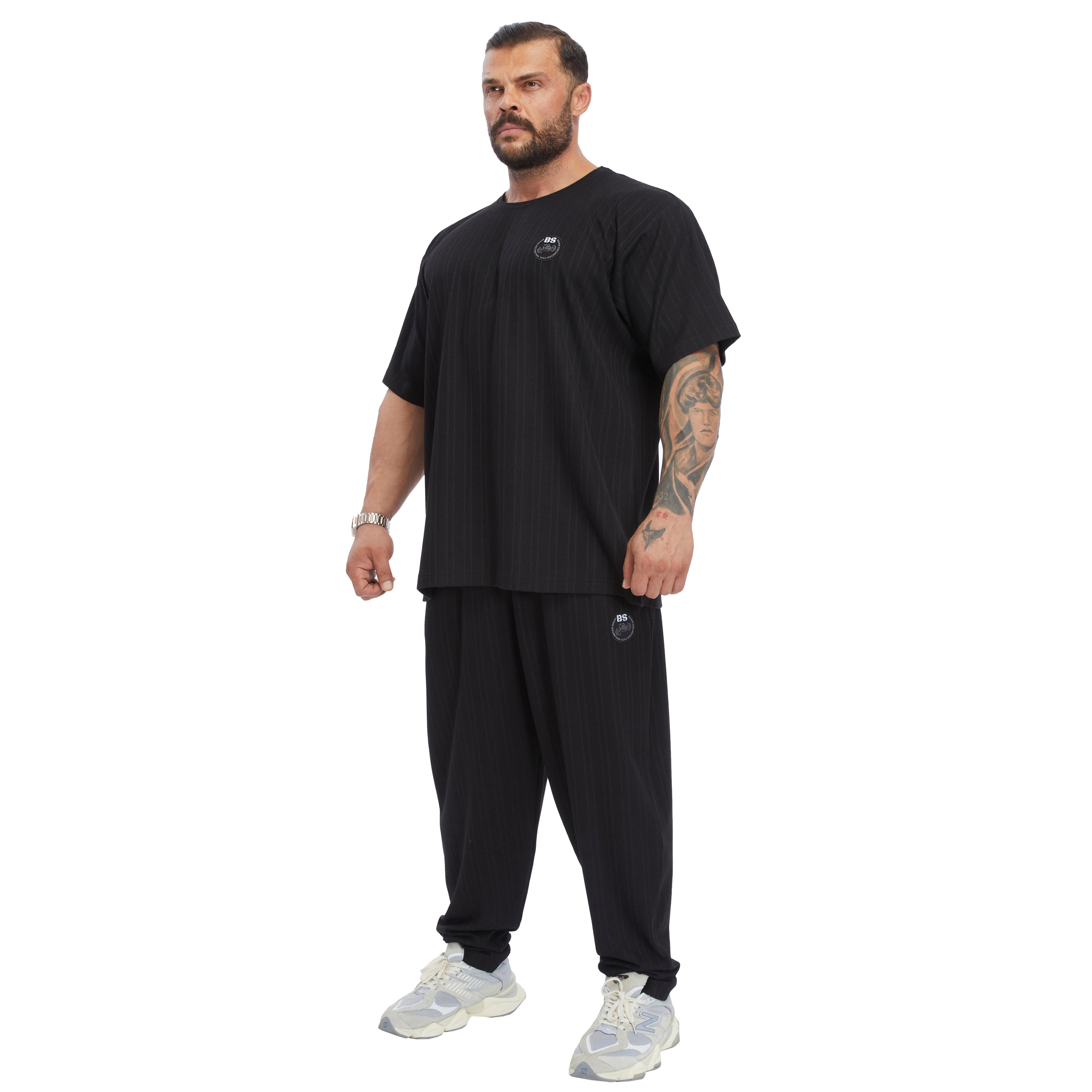 Men's Loose Fit Cotton Sweatpants with Pockets