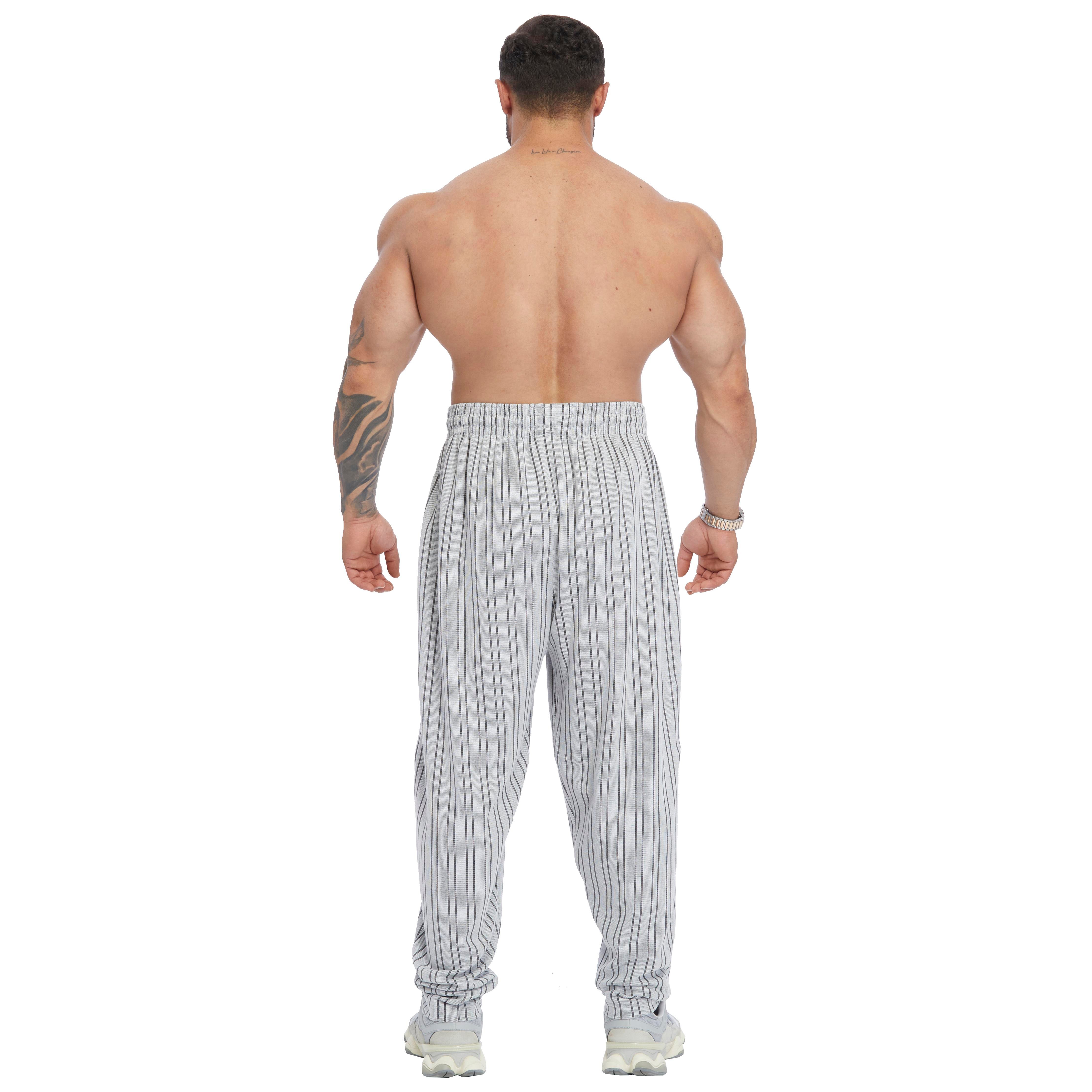 Men's Loose Fit Cotton Sweatpants with Pockets