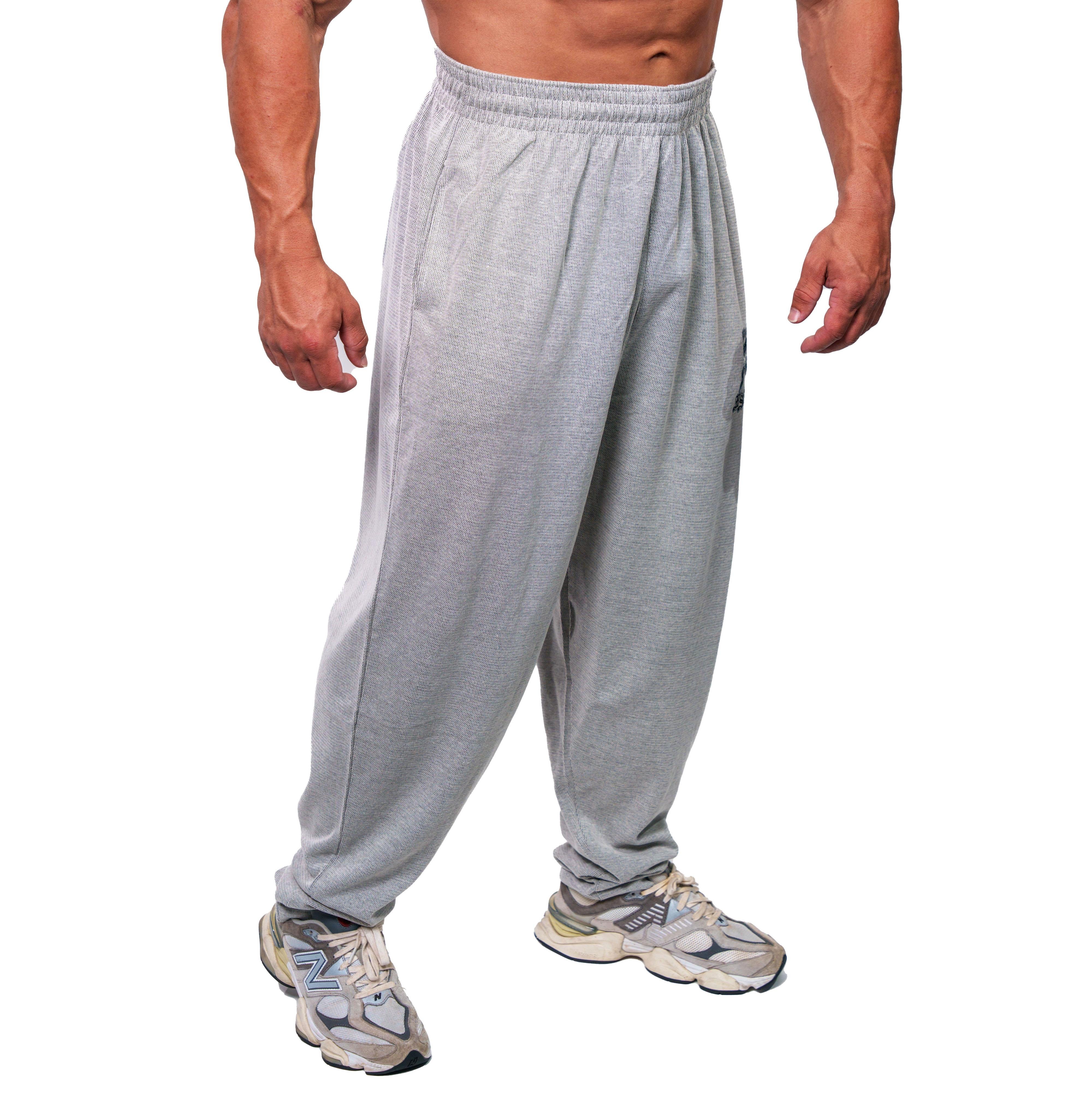 Men's Loose Fit Cotton Sweatpants with Pockets