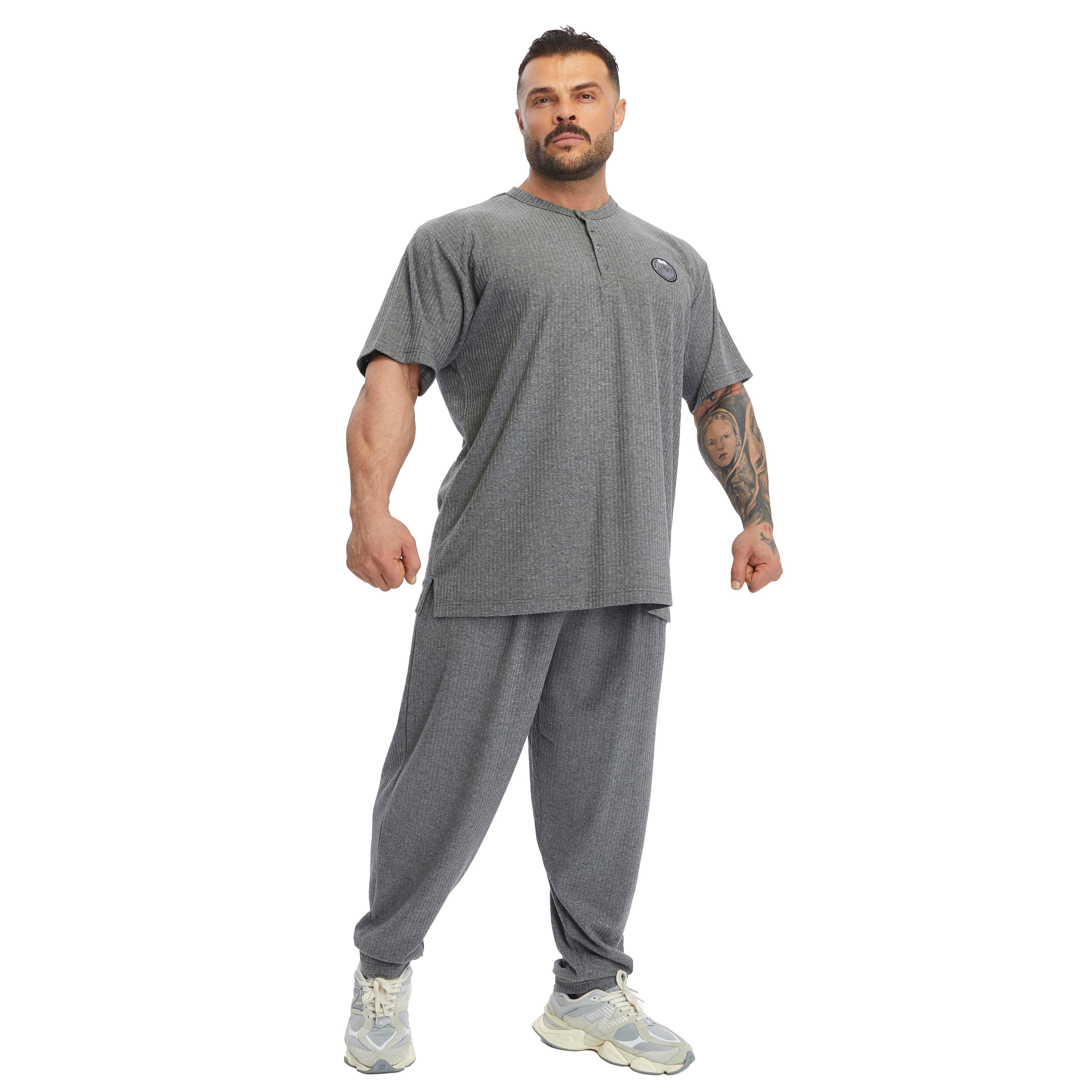 Men's Loose Fit Cotton Sweatpants with Pockets