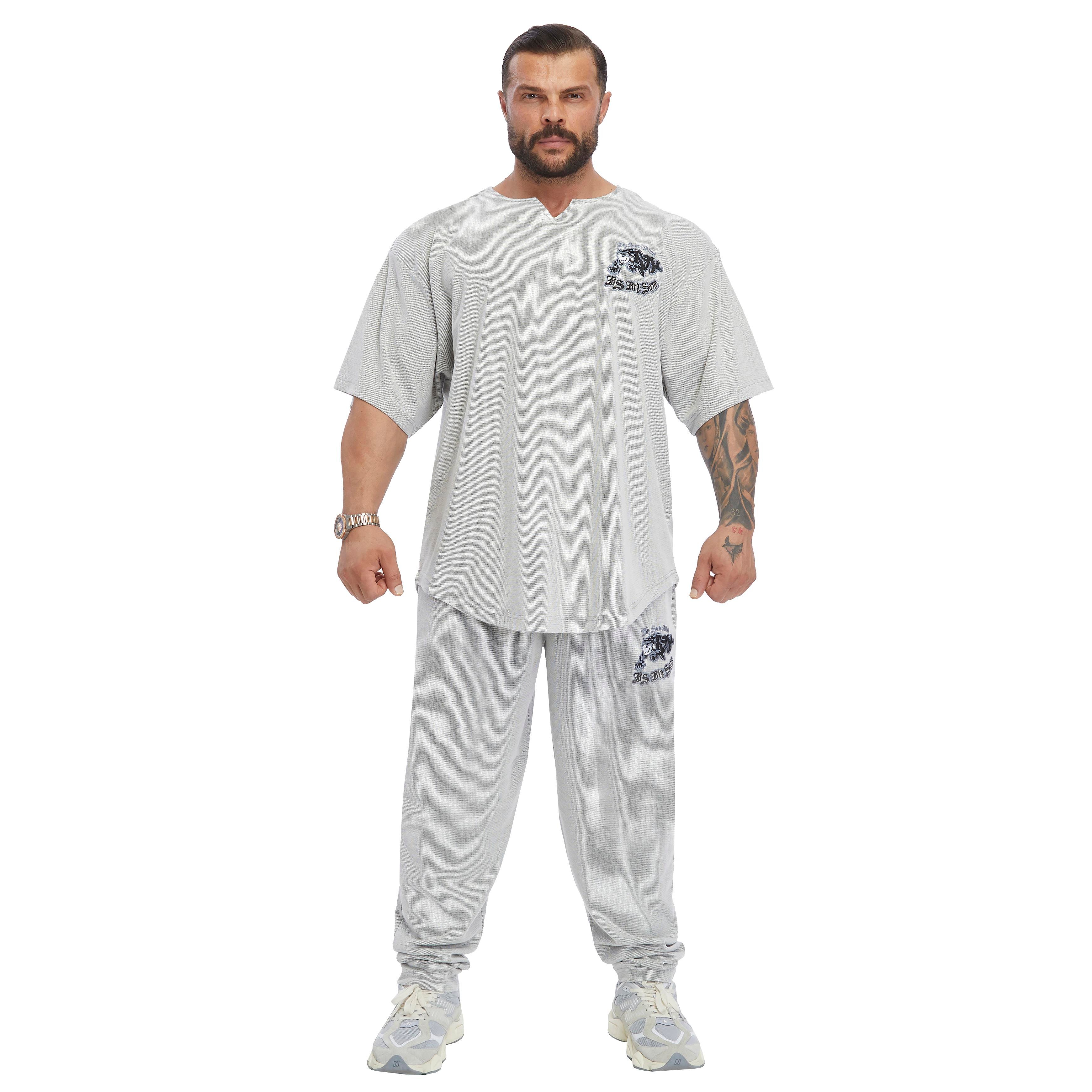 Men's Loose Fit Cotton Sweatpants with Pockets