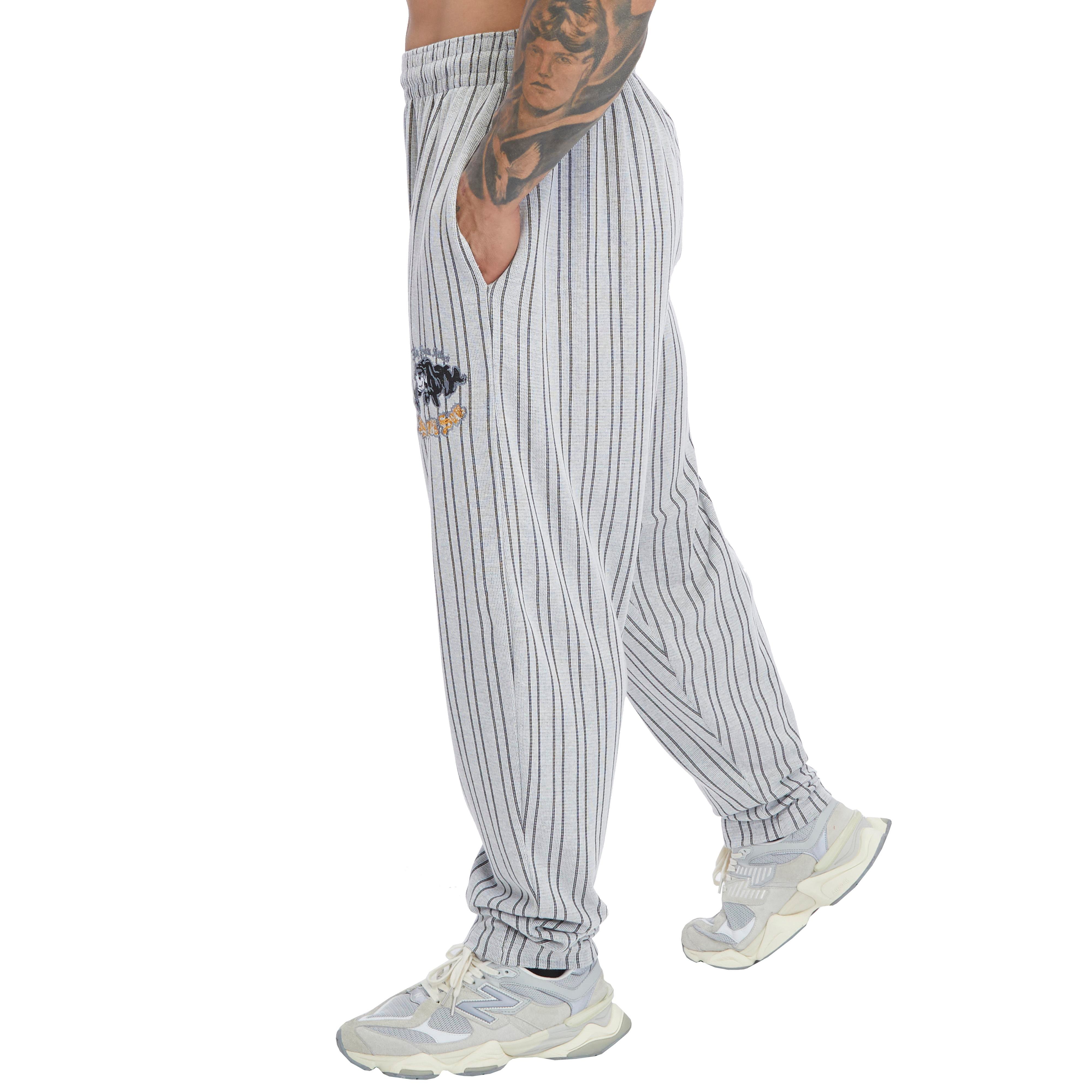 Men's Loose Fit Cotton Sweatpants with Pockets