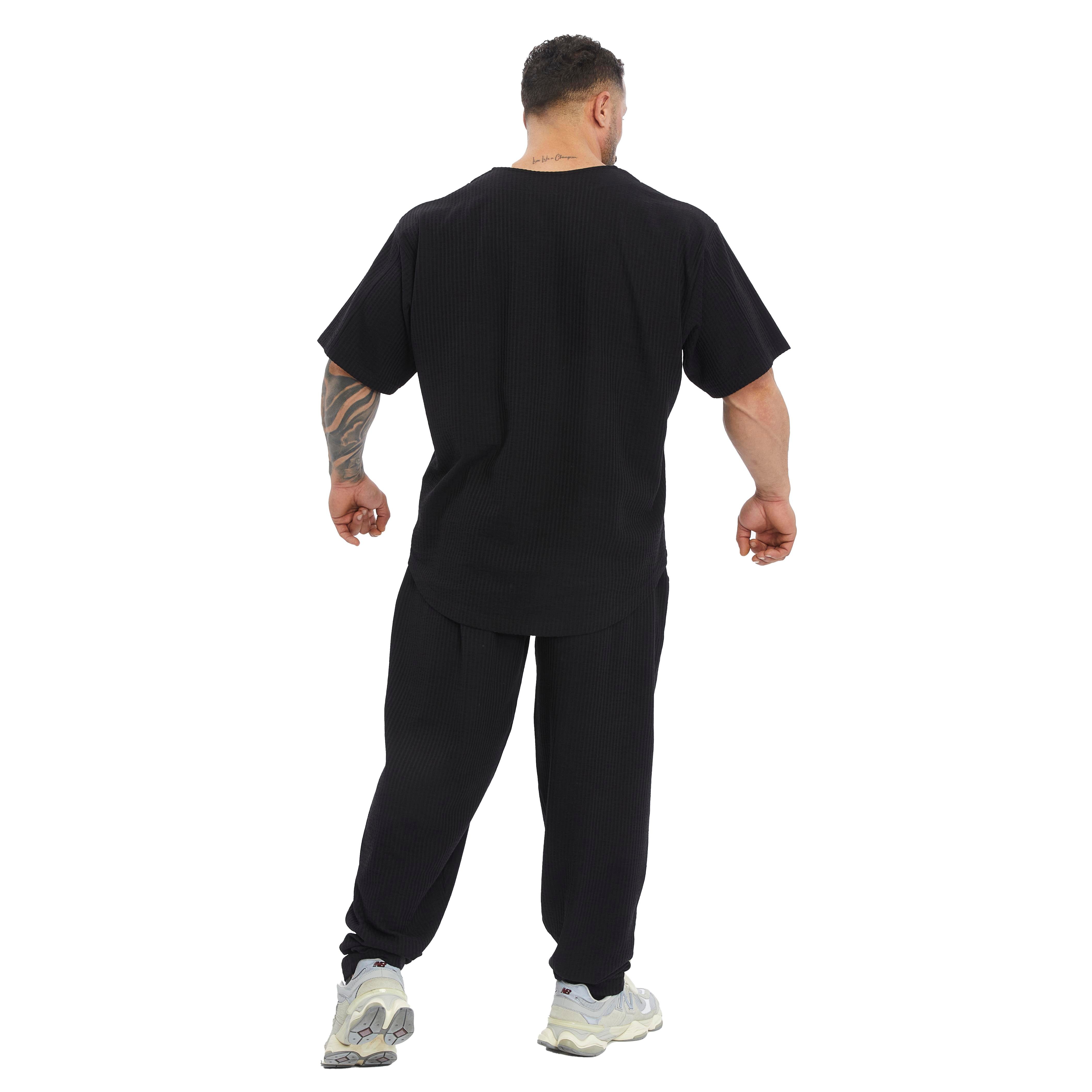 Men's Loose Fit Cotton Sweatpants with Pockets