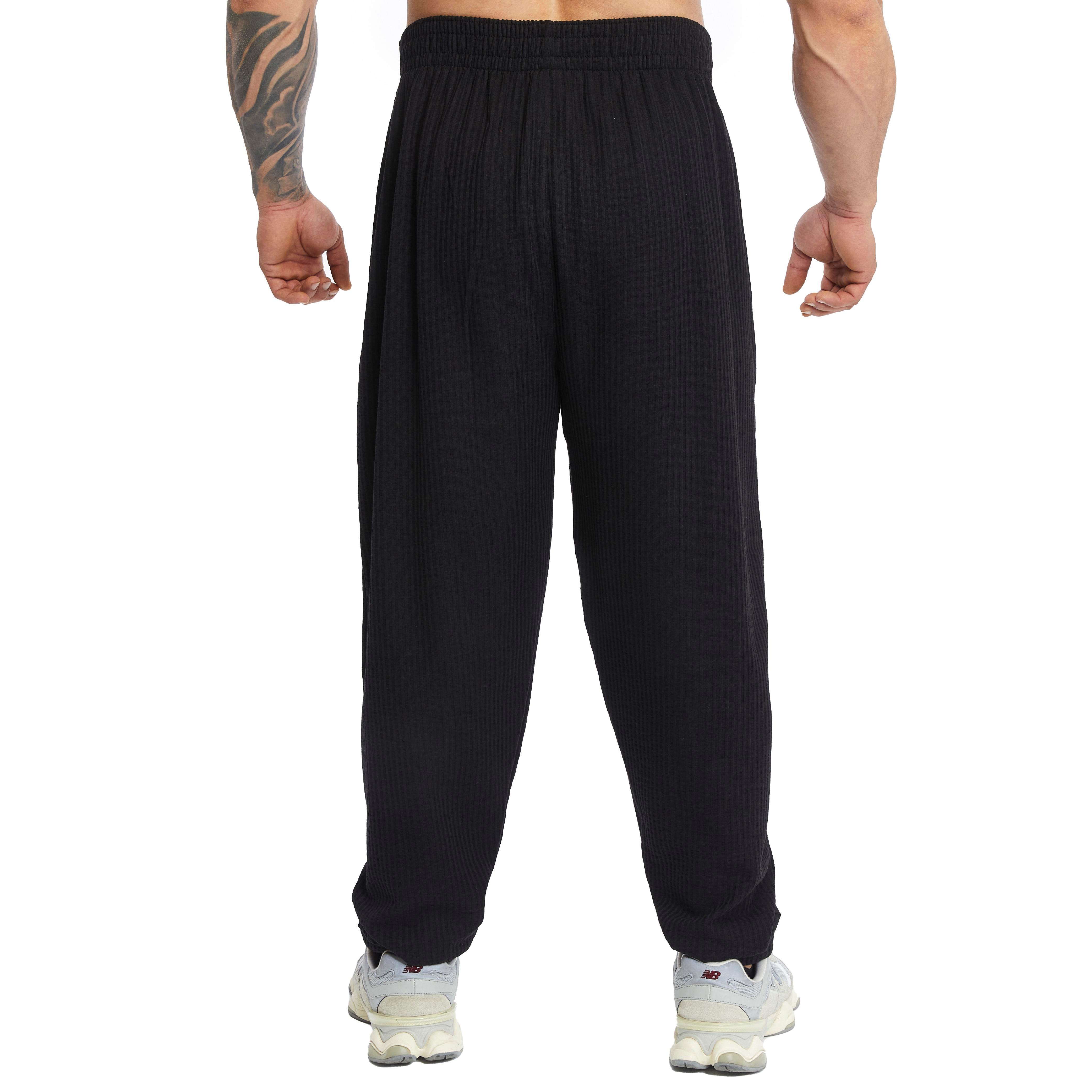 Men's Loose Fit Cotton Sweatpants with Pockets