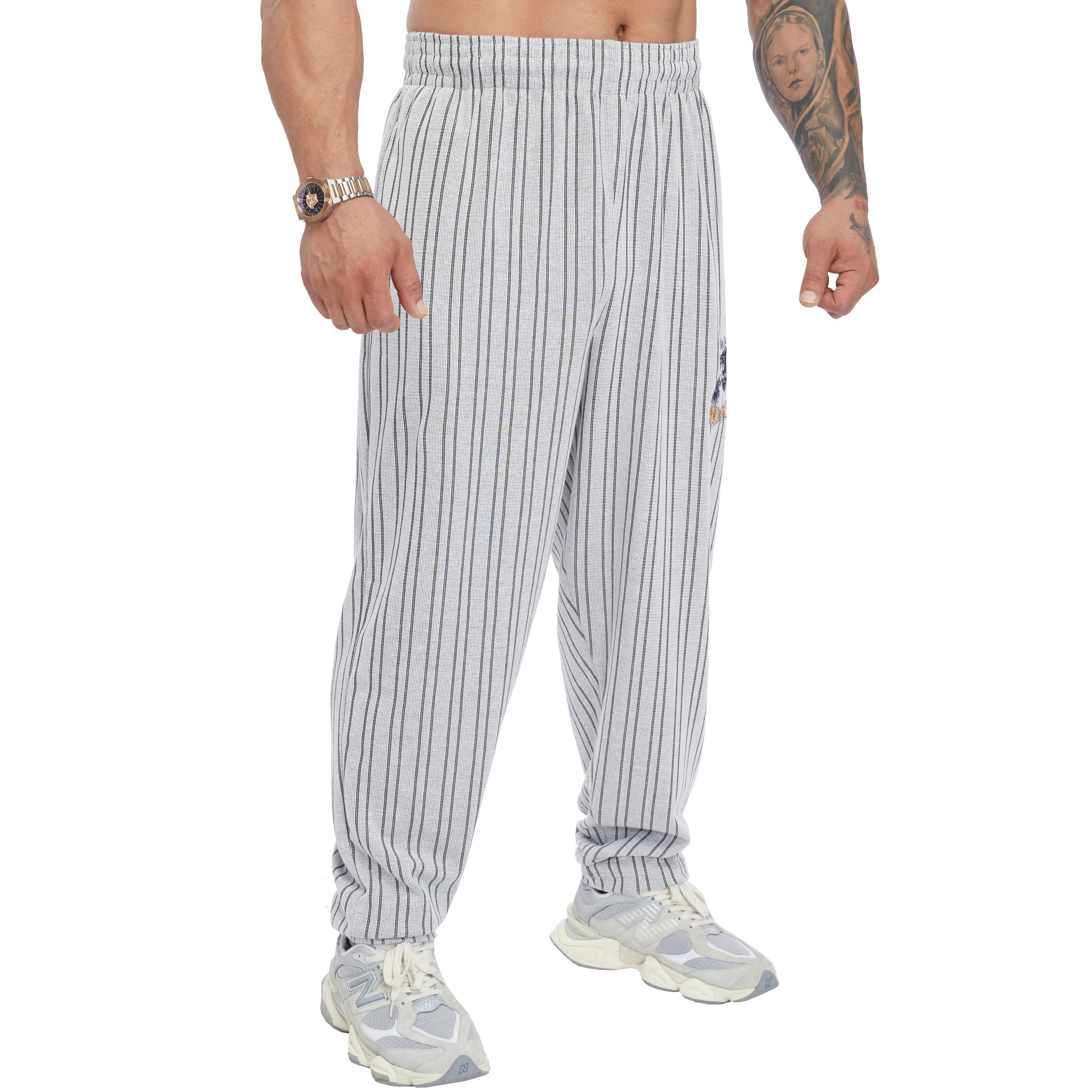 Men's Loose Fit Cotton Sweatpants with Pockets