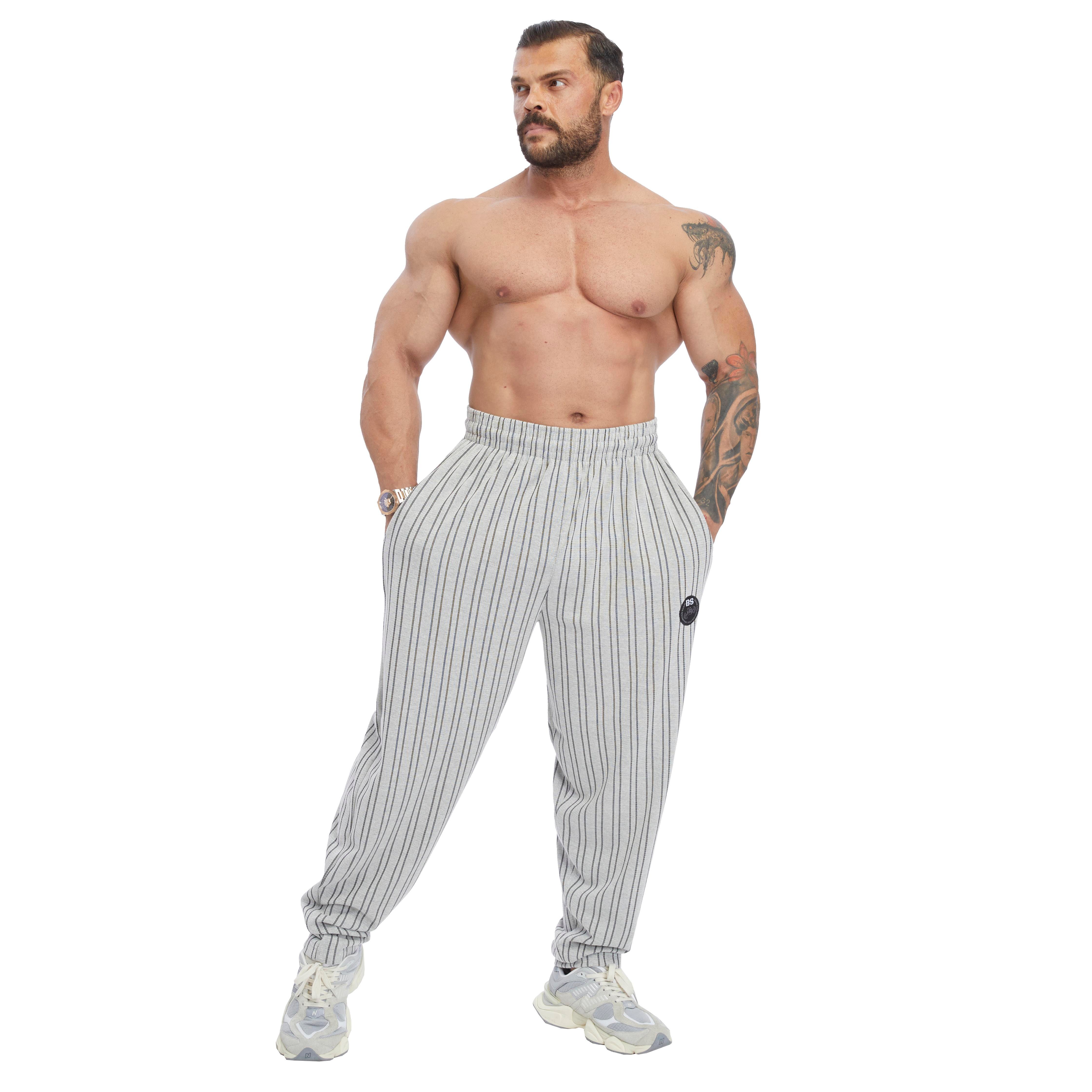 Men's Loose Fit Cotton Sweatpants with Pockets
