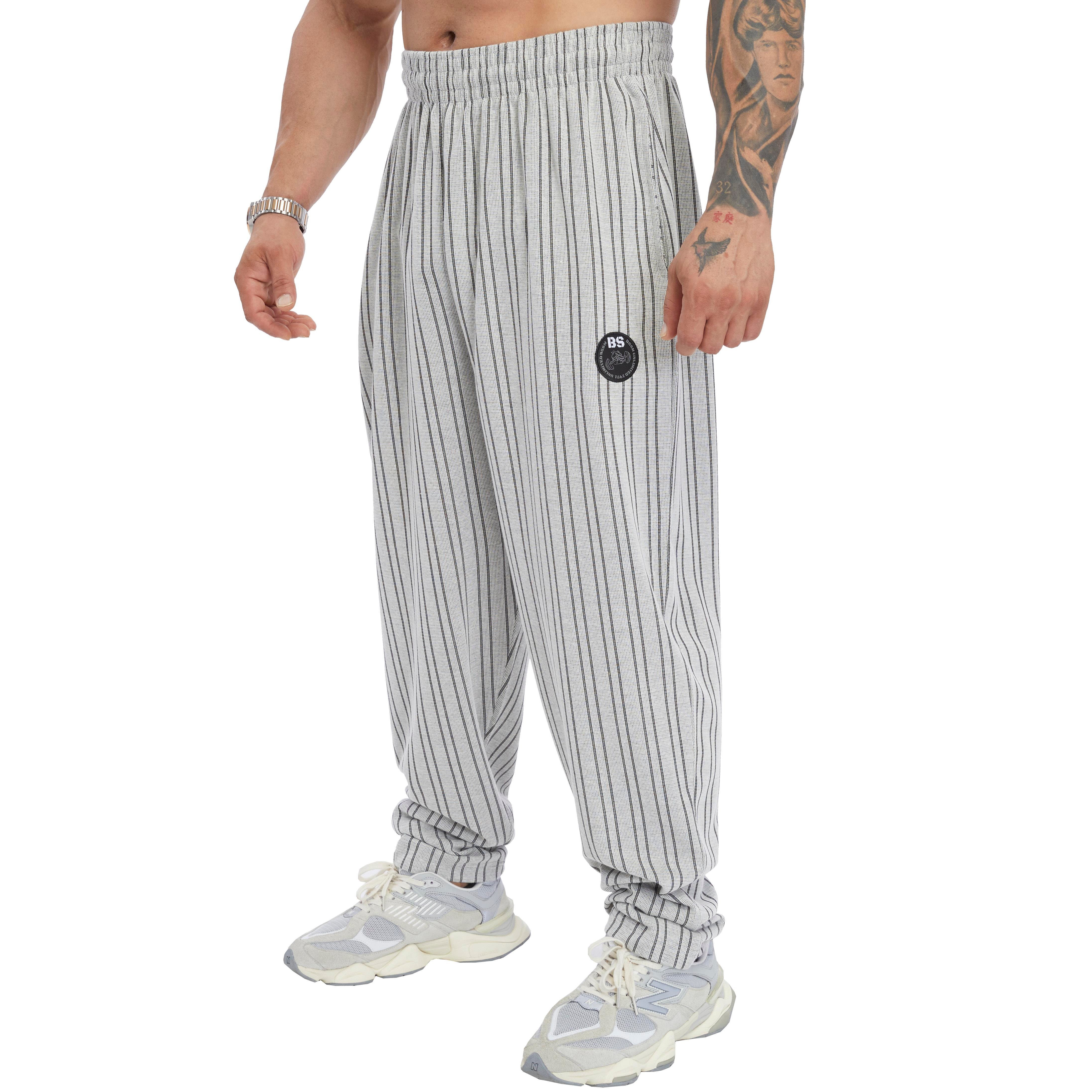 Men's Loose Fit Cotton Sweatpants with Pockets