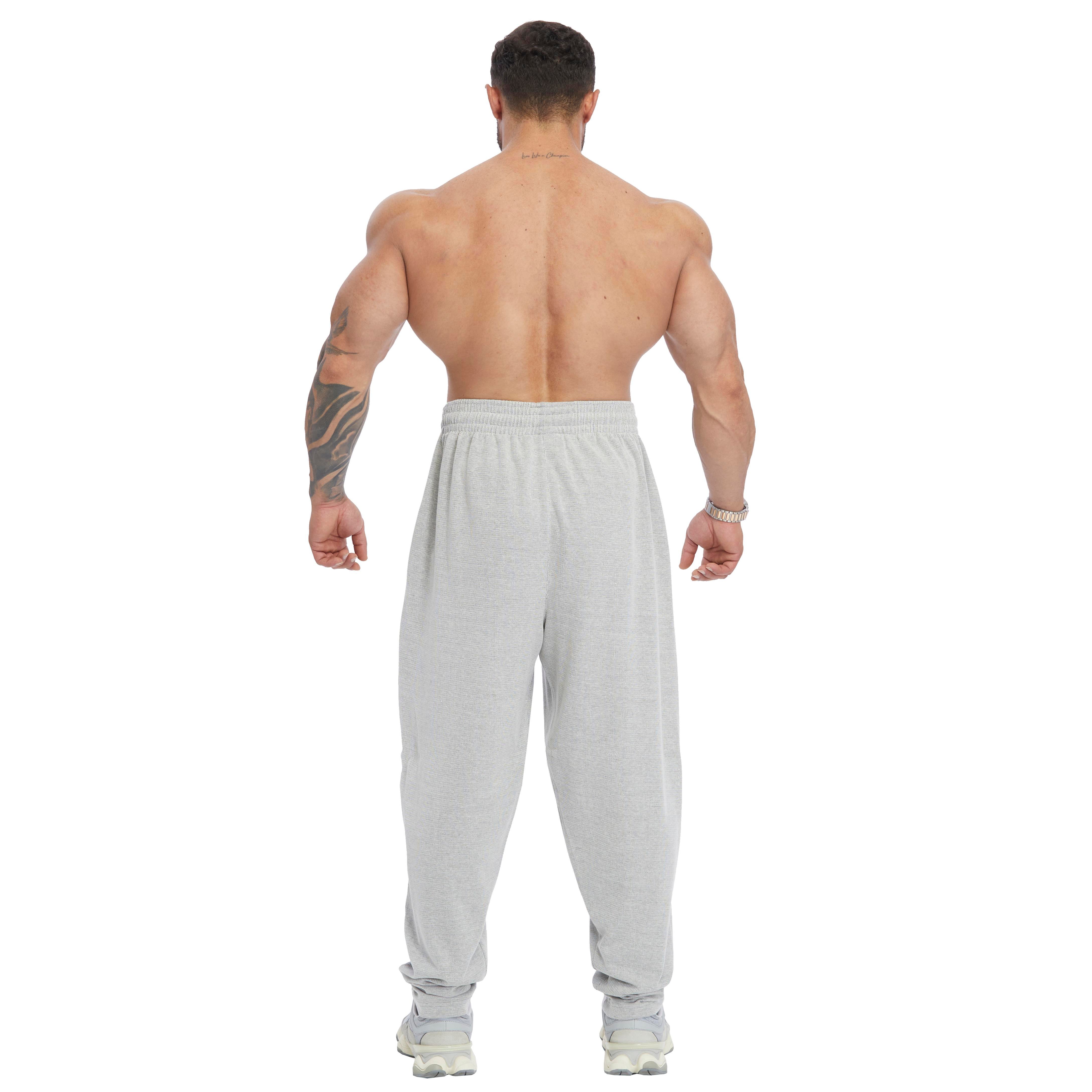 Men's Loose Fit Cotton Sweatpants with Pockets