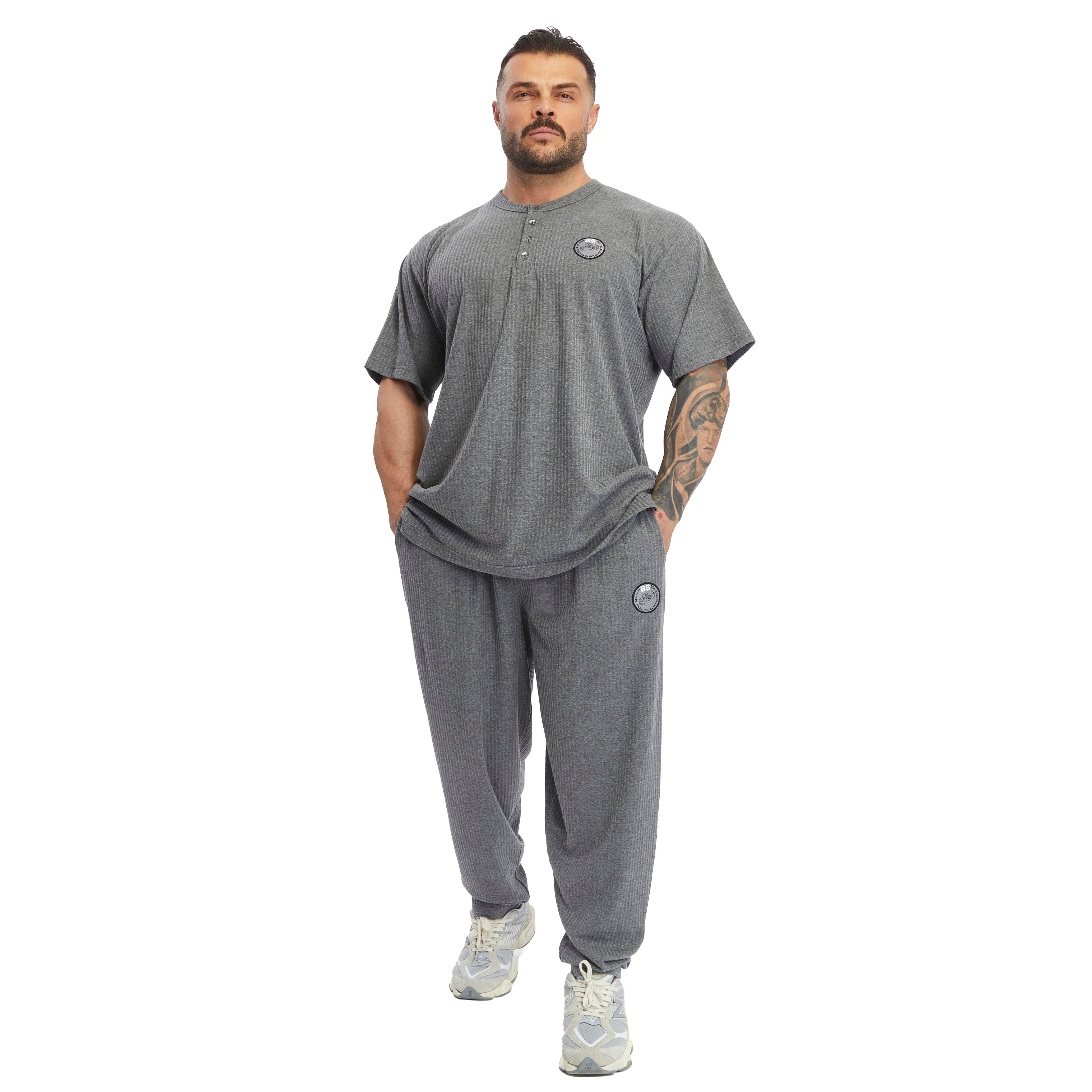 Men's Loose Fit Cotton Sweatpants with Pockets
