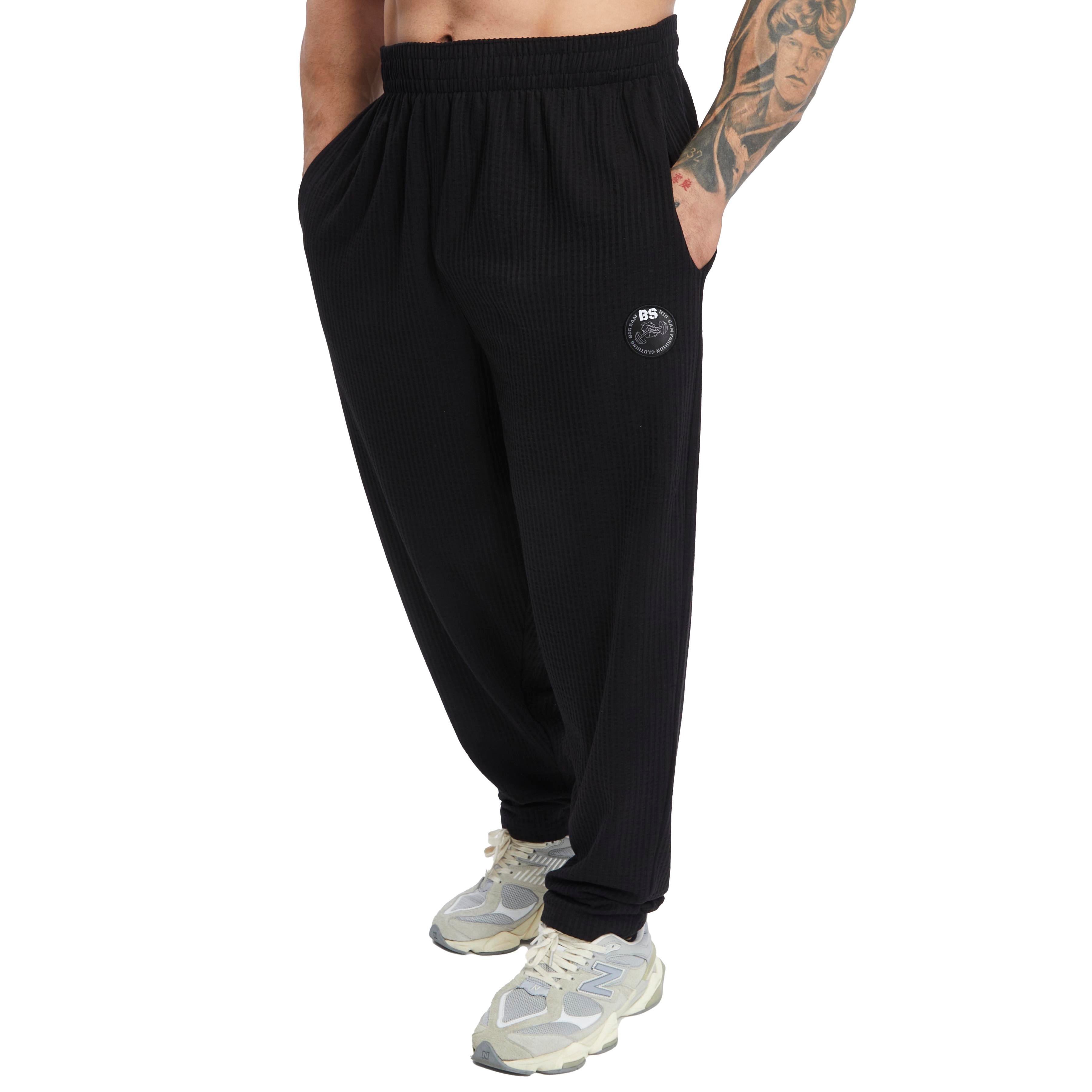 Men's Loose Fit Cotton Sweatpants with Pockets