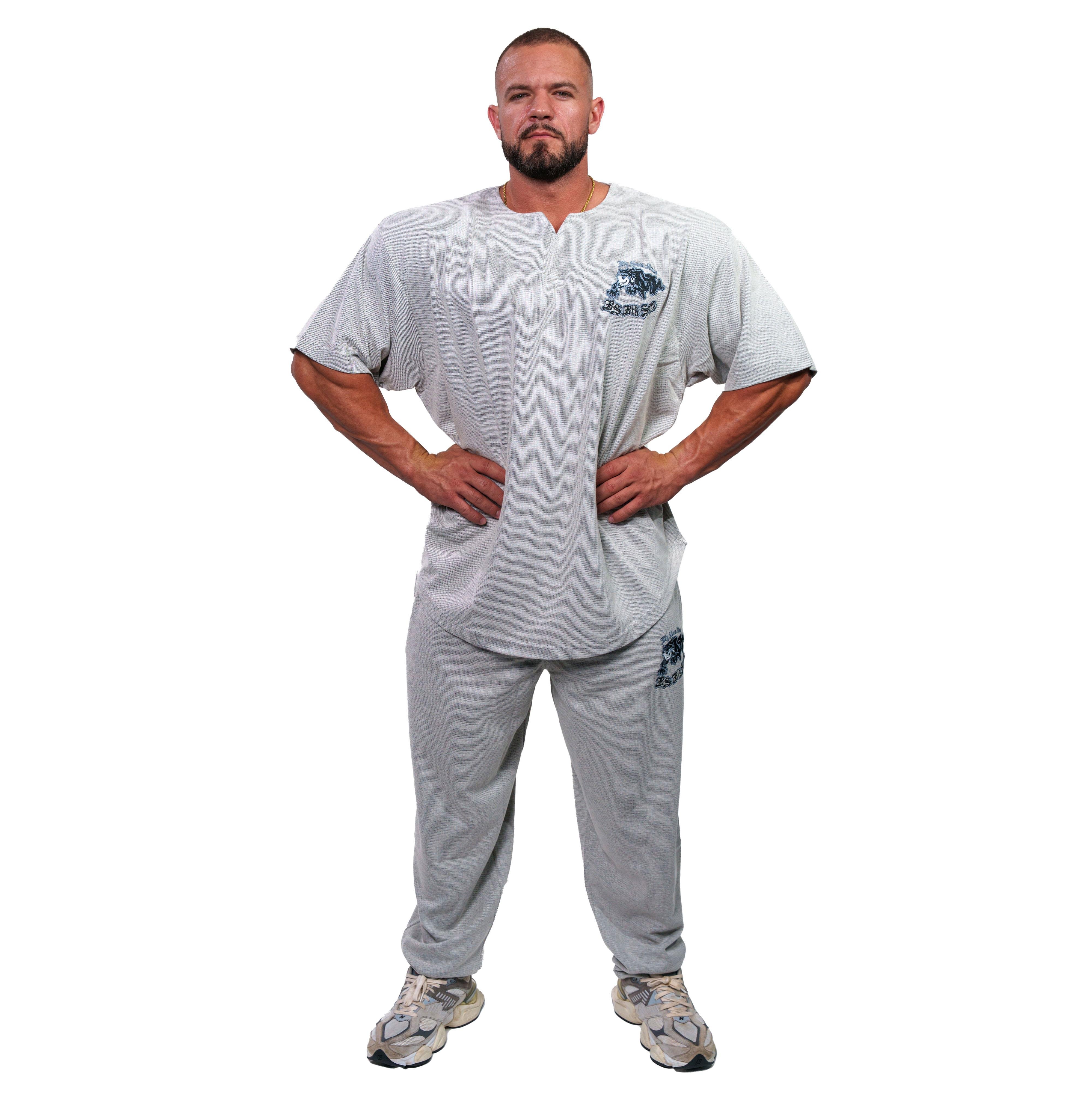 Men's Loose Fit Cotton Sweatpants with Pockets