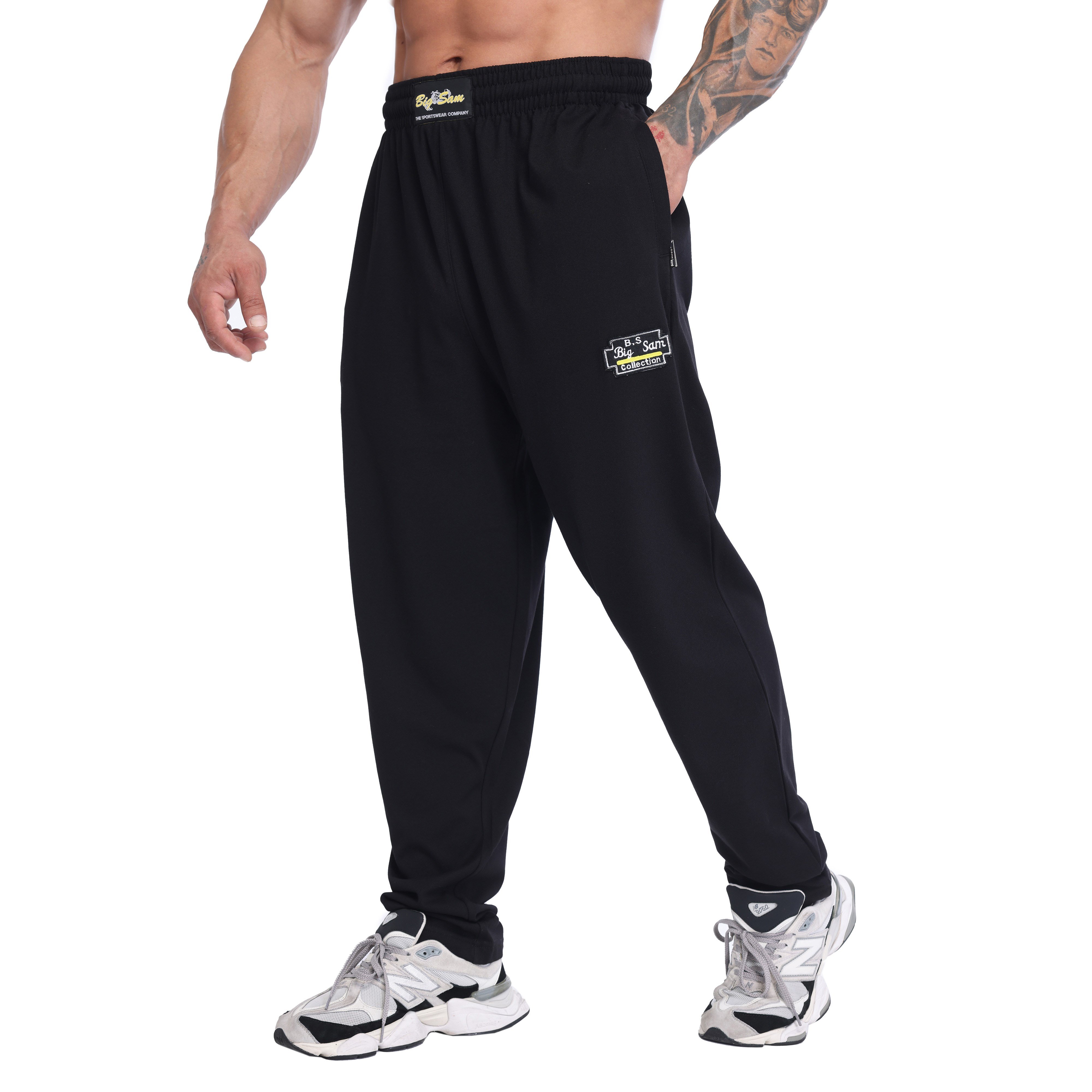 Men's Loose-Fit Lightweight Sweatpants with Zipper Pockets