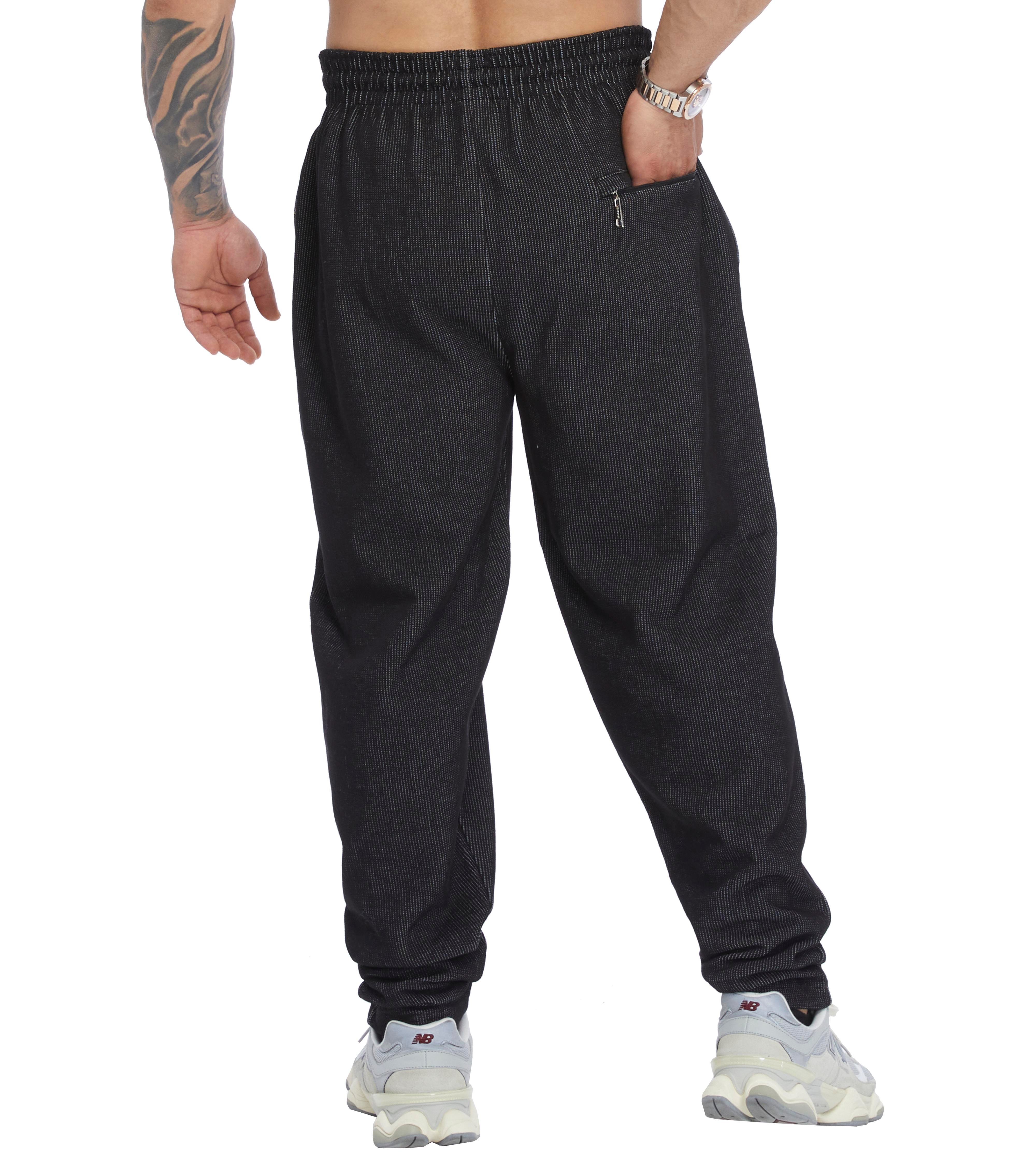 Men's Loose Fit Luxury Winter Sweatpants