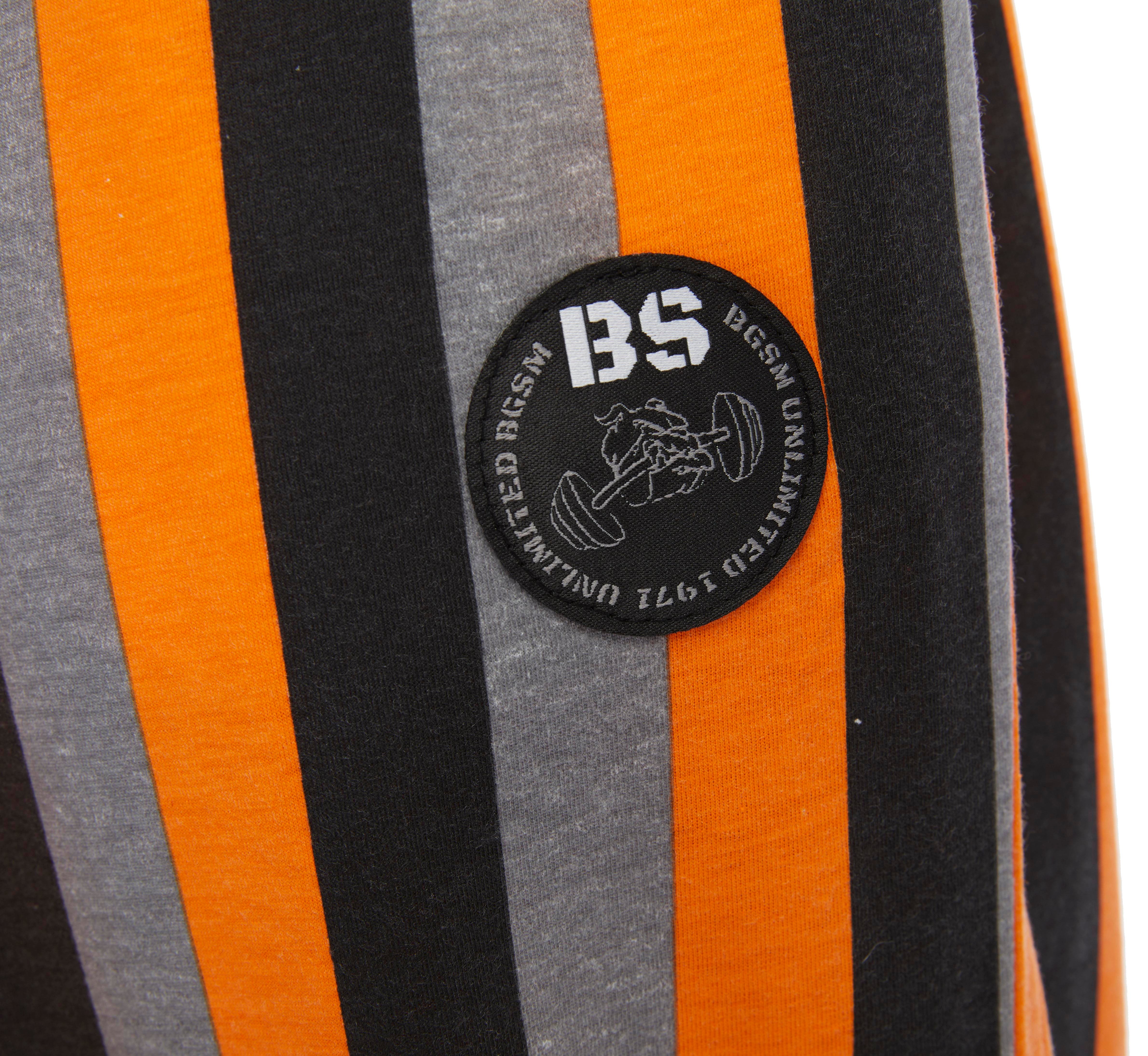 Men's Loose Fit Striped Cotton Sweatpants