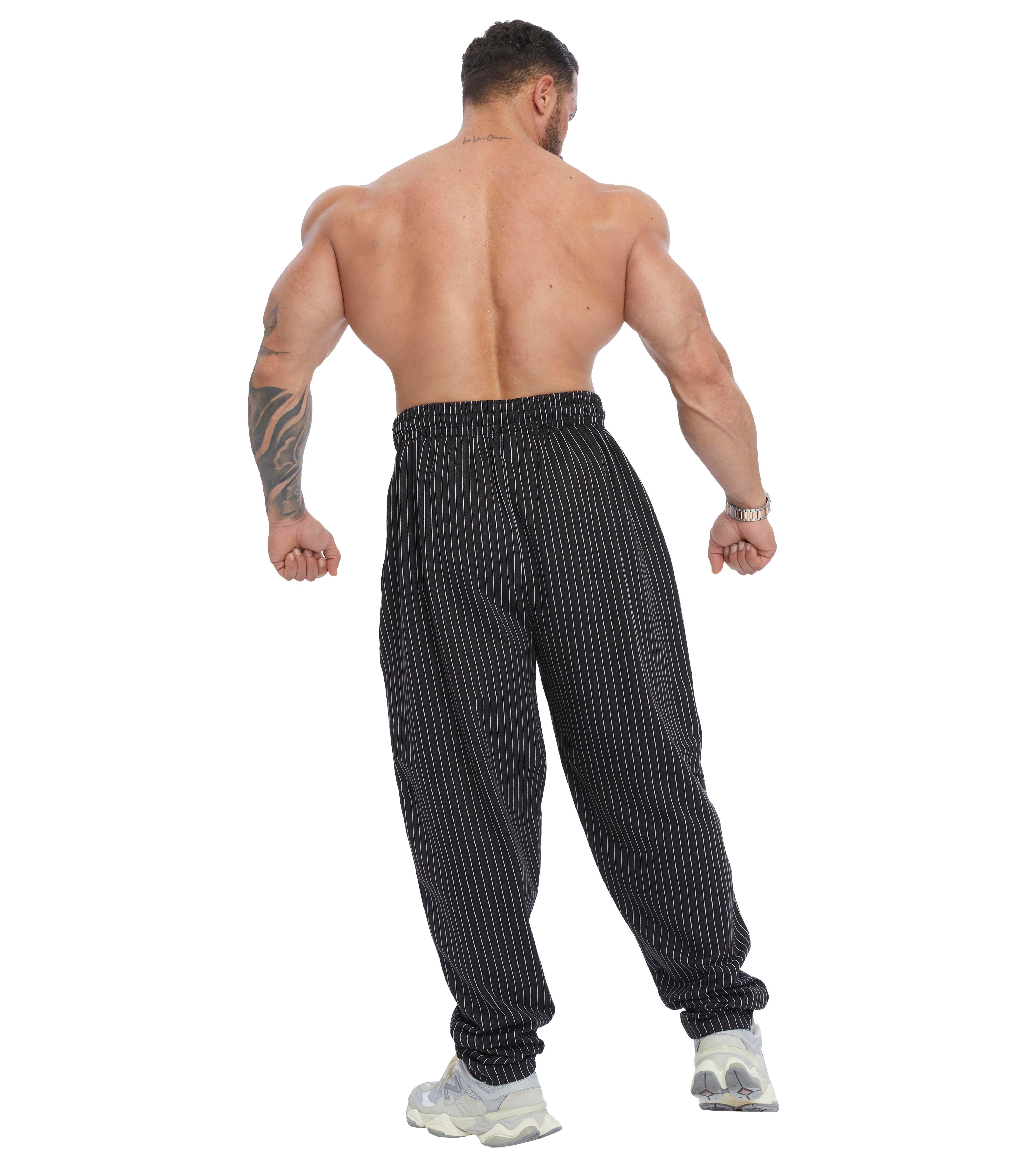 Men's Loose Fit Striped Summer Sweatpants