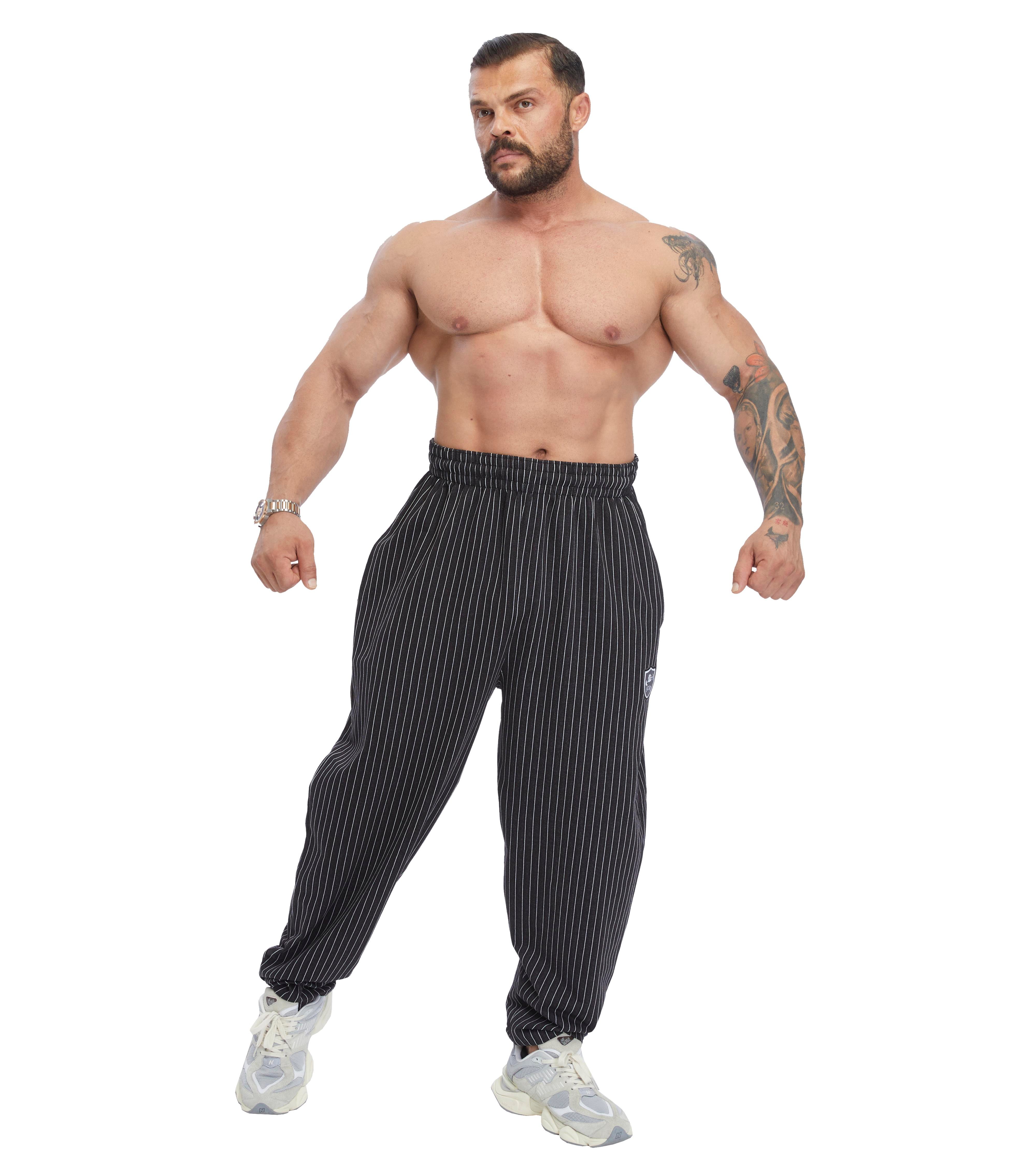Men's Loose Fit Striped Summer Sweatpants