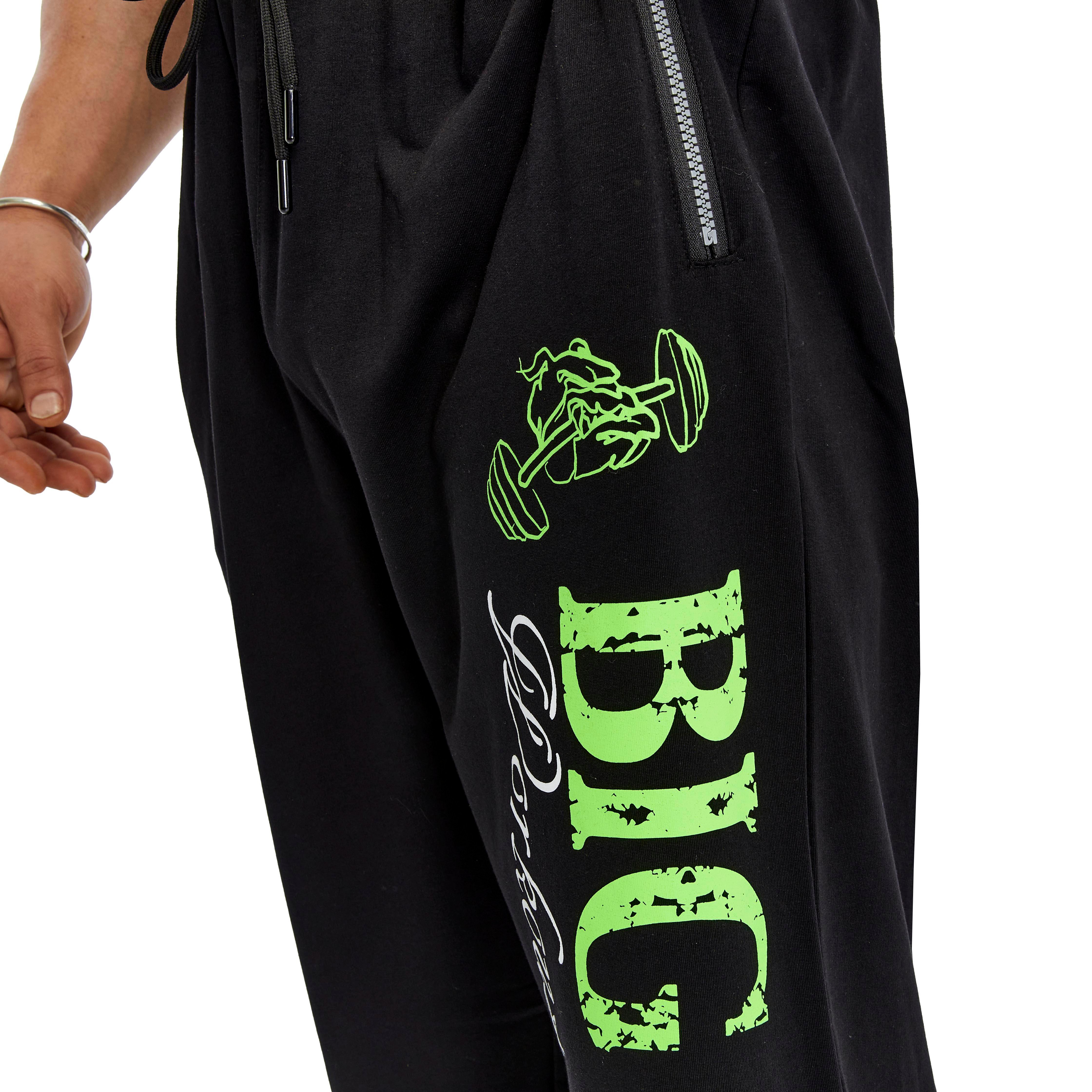 Men's Loose Fit Sweatpants with Zippered Pockets