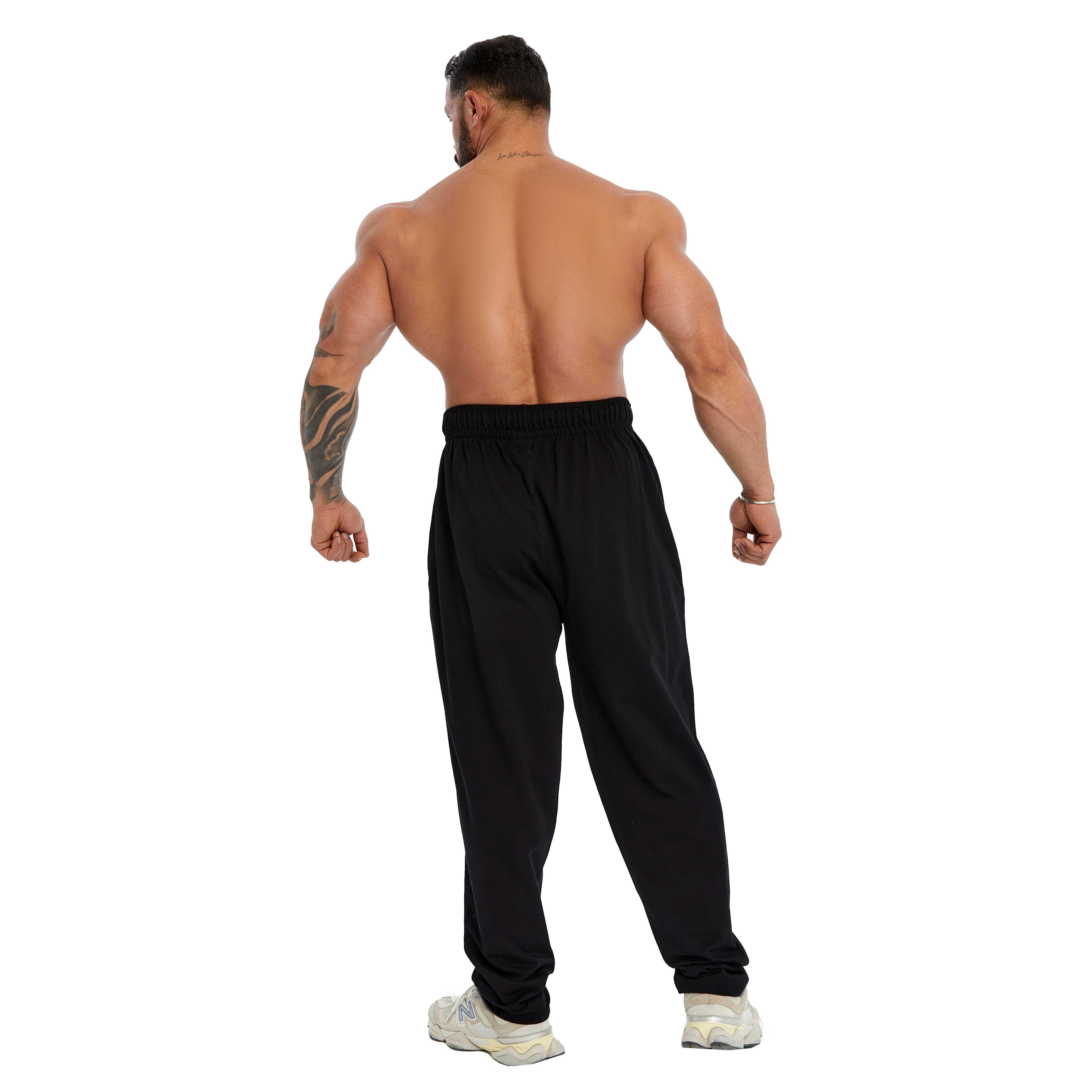 Men's Loose Fit Sweatpants with Zippered Pockets