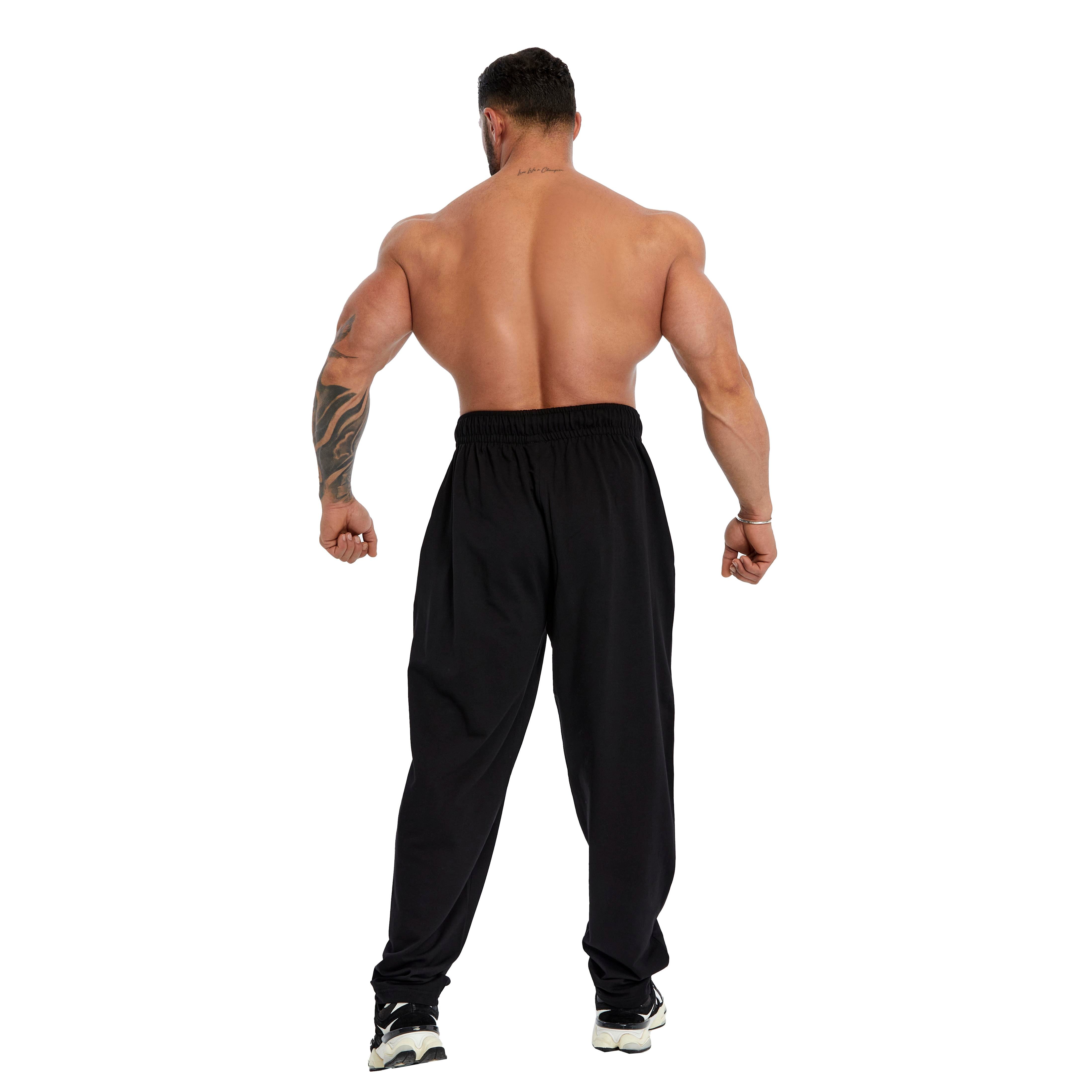 Men's Loose Fit Sweatpants with Zippered Pockets