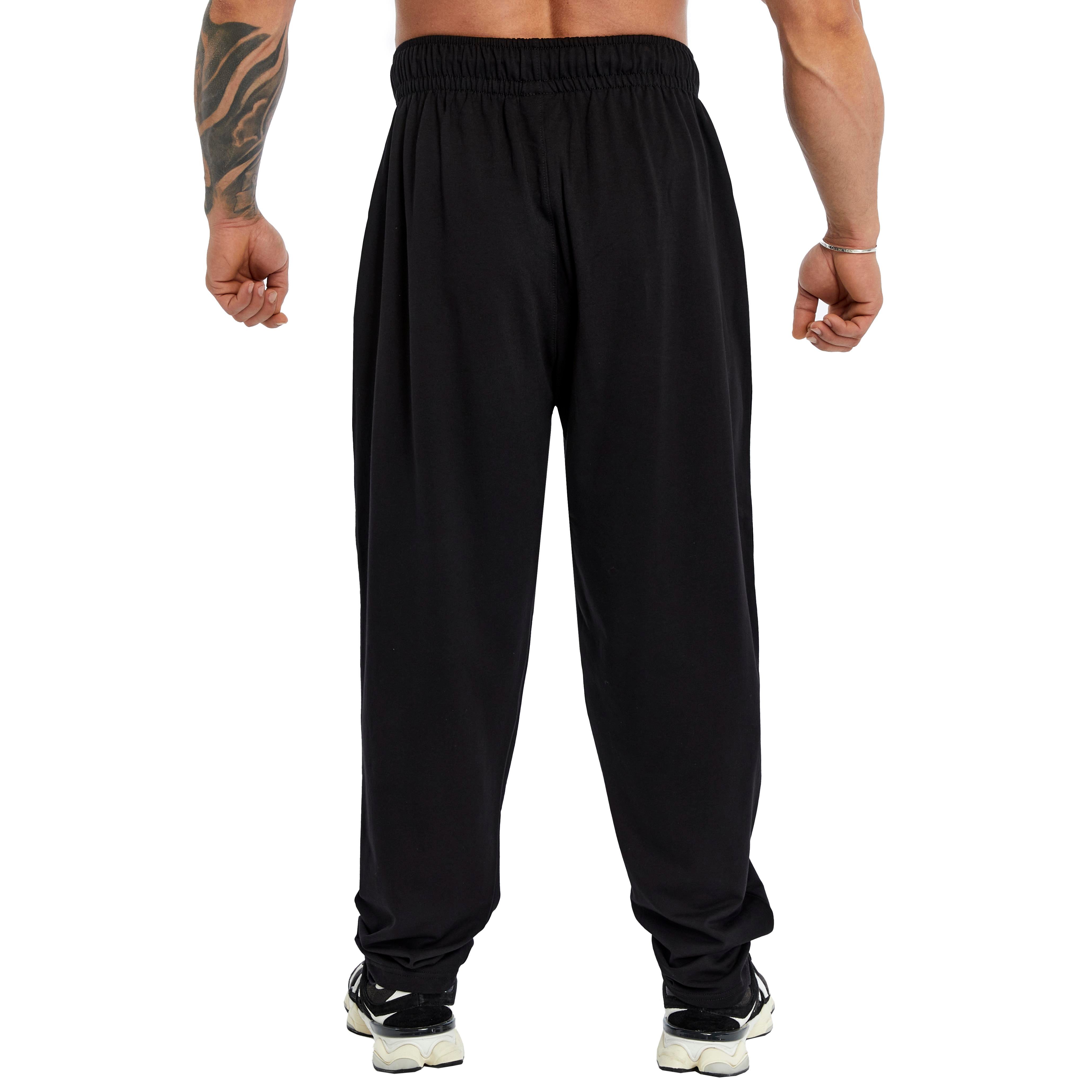Men's Loose Fit Sweatpants with Zippered Pockets