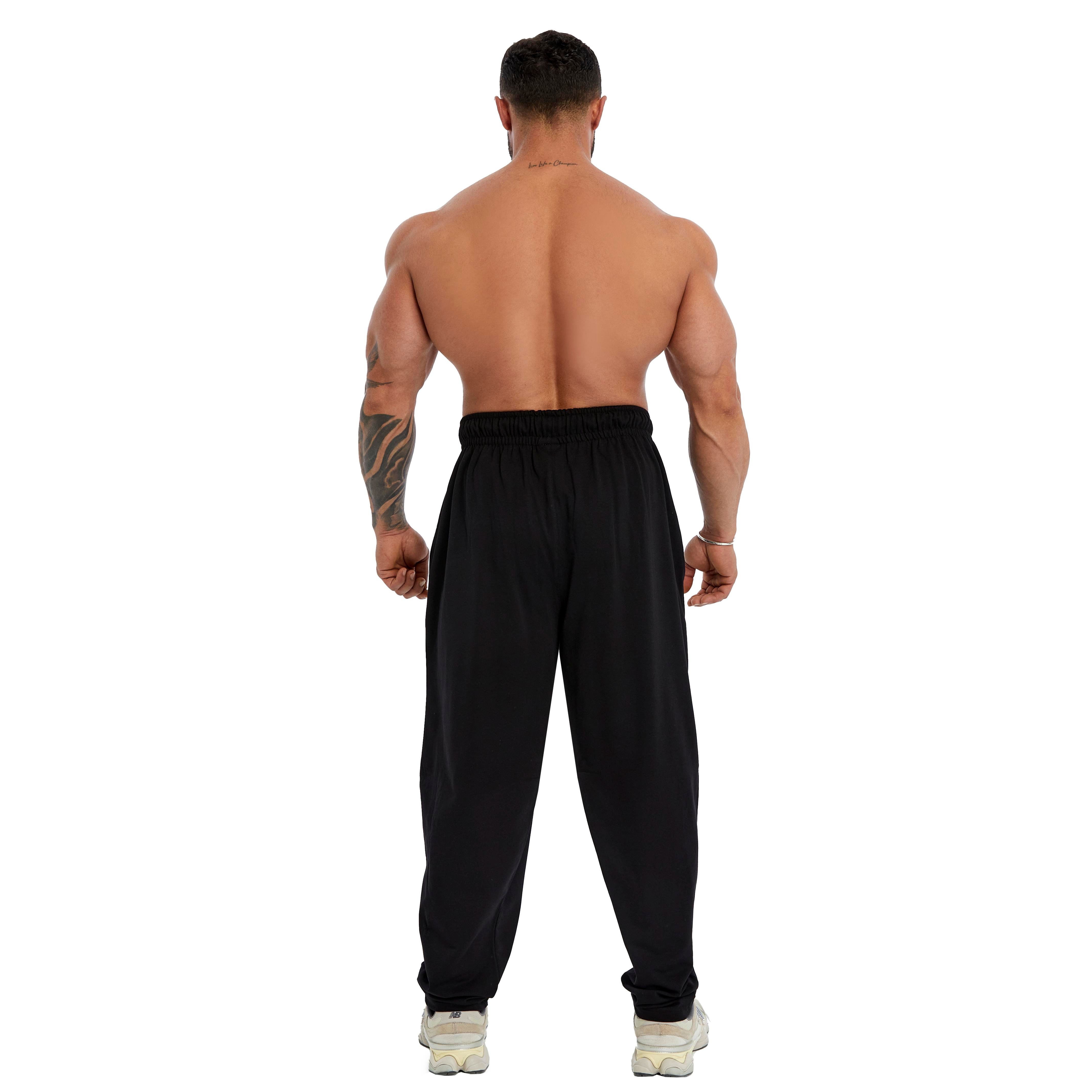 Men's Loose Fit Sweatpants with Zippered Pockets