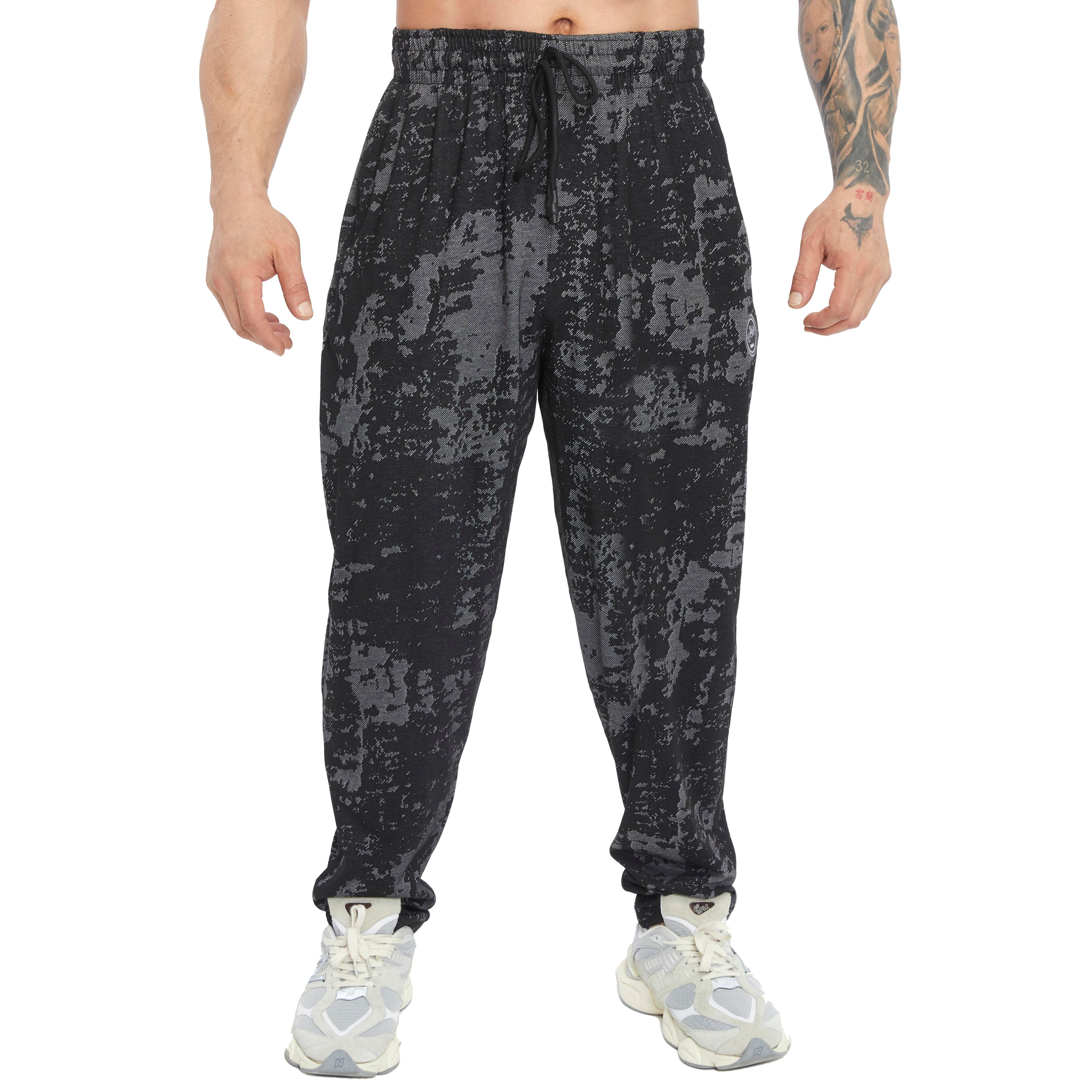 Men's Loose Fit Technical Camo Baggy Pants 