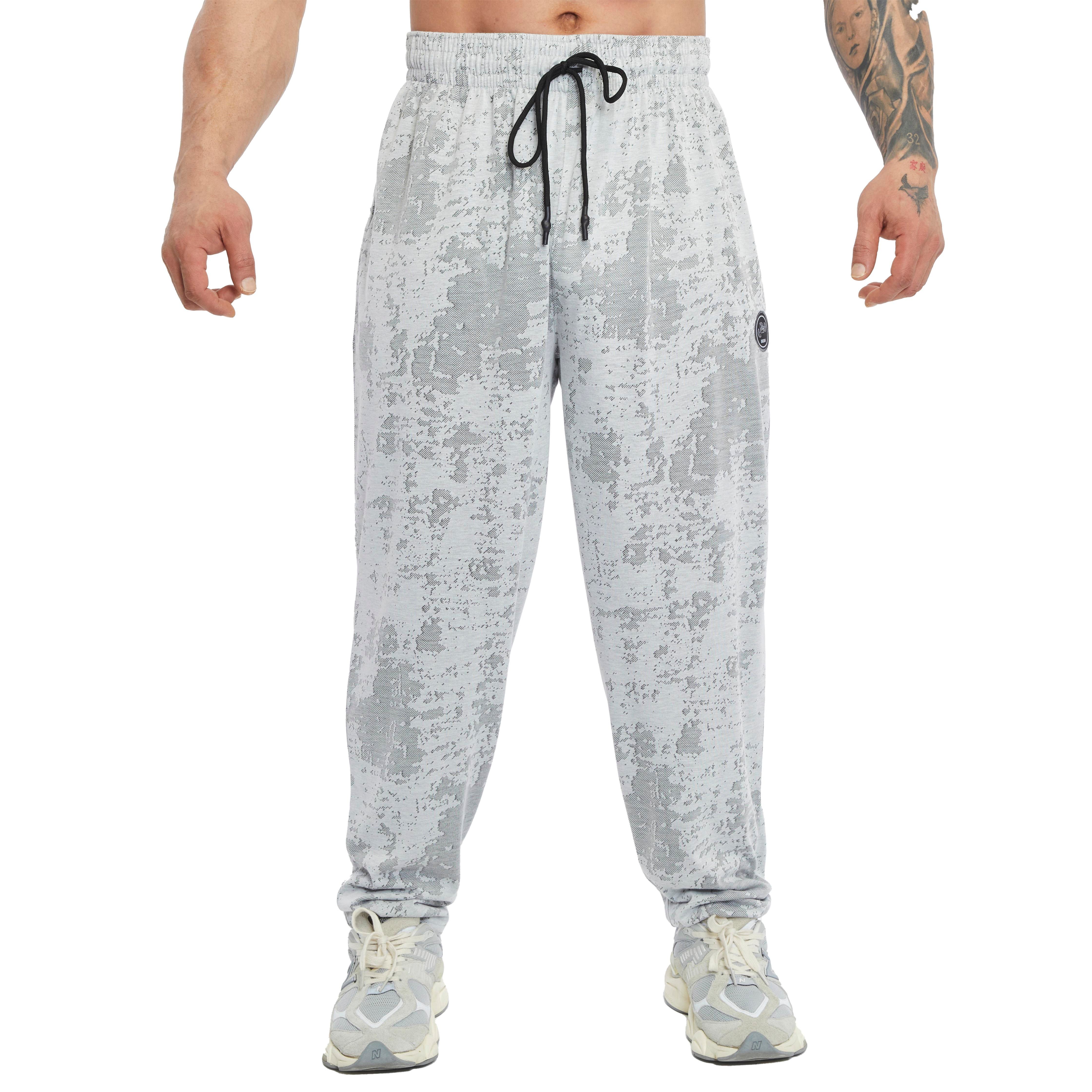 Men's Loose Fit Technical Camo Baggy Pants 