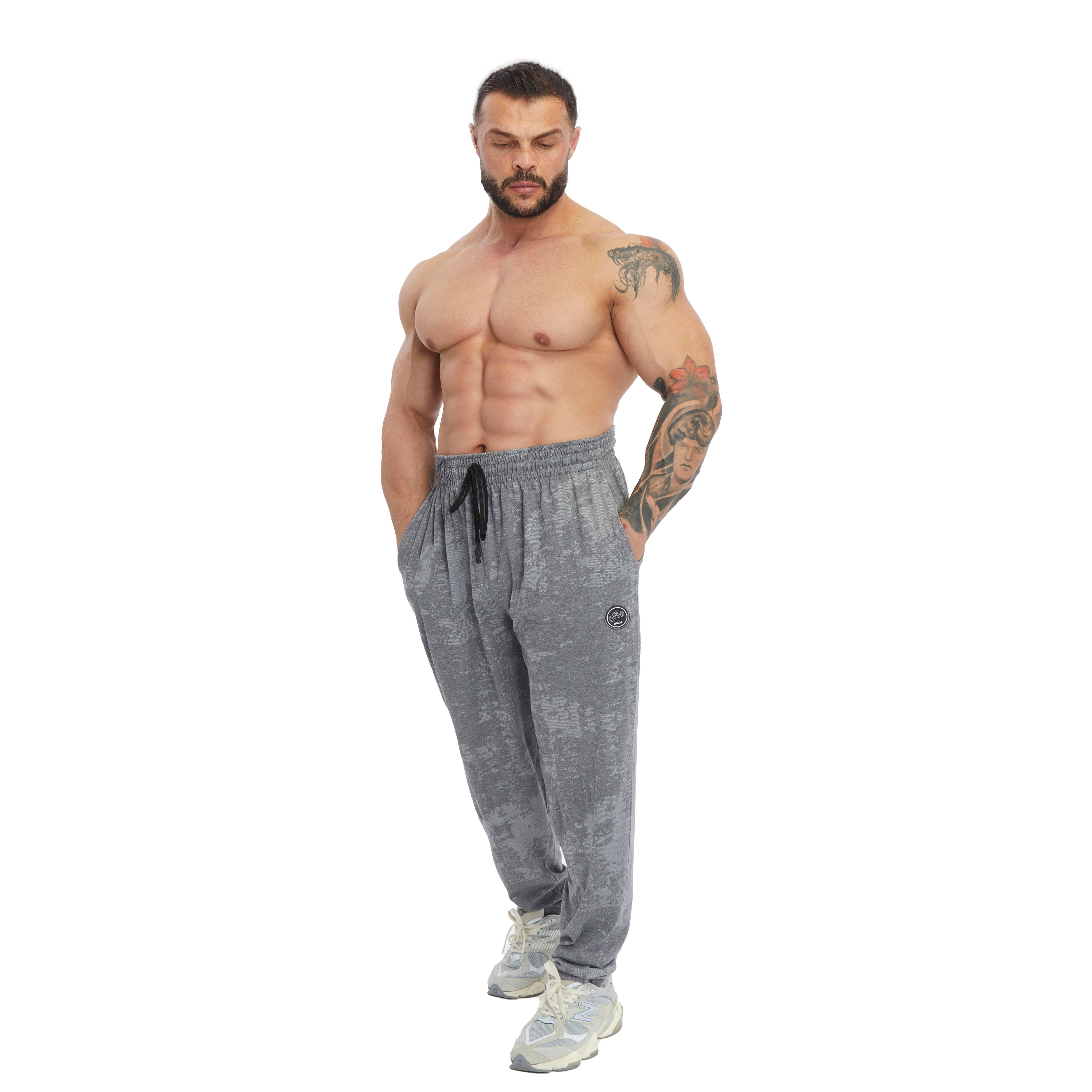 Men's Loose Fit Technical Camo Baggy Pants 