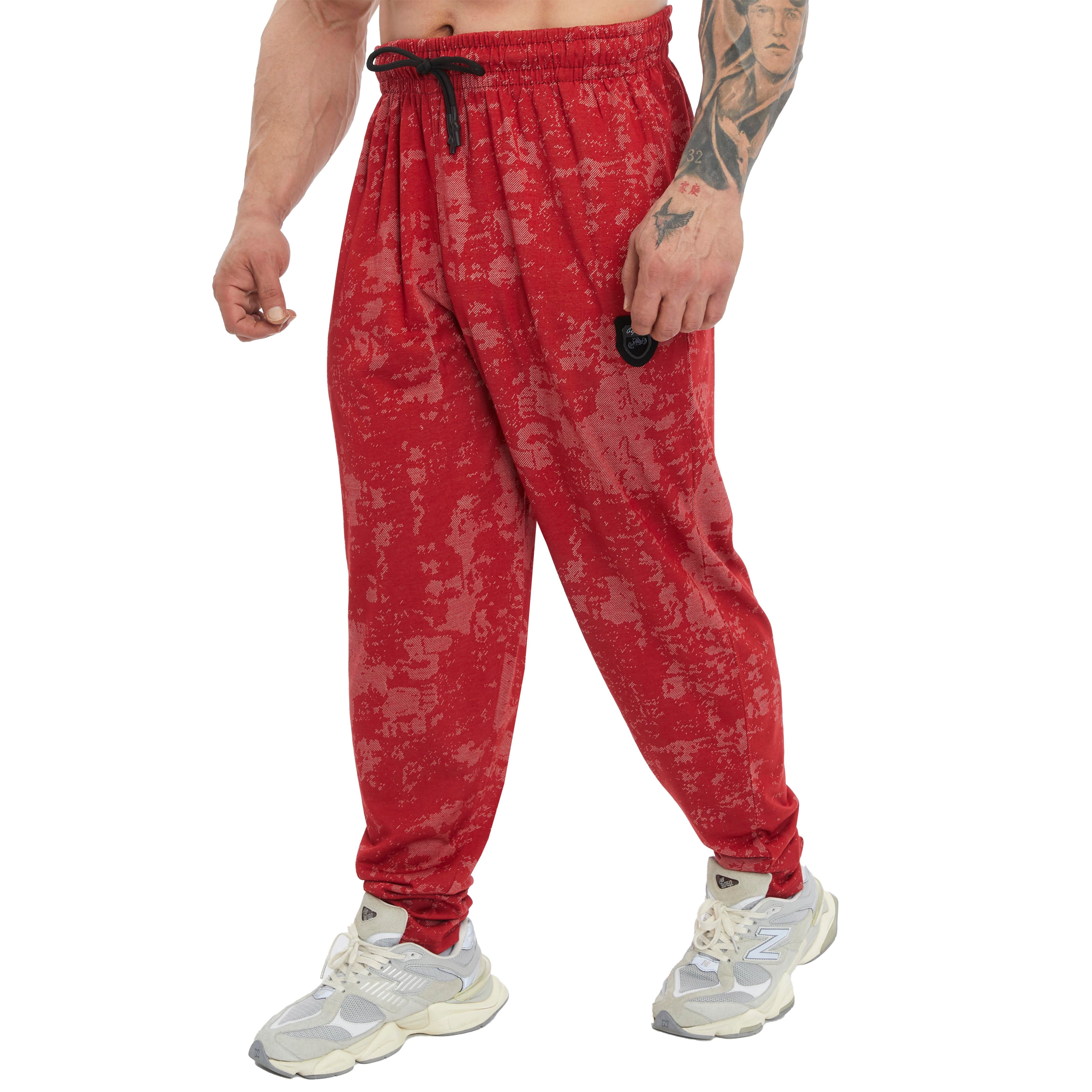 Men's Loose Fit Technical Camo Baggy Pants 