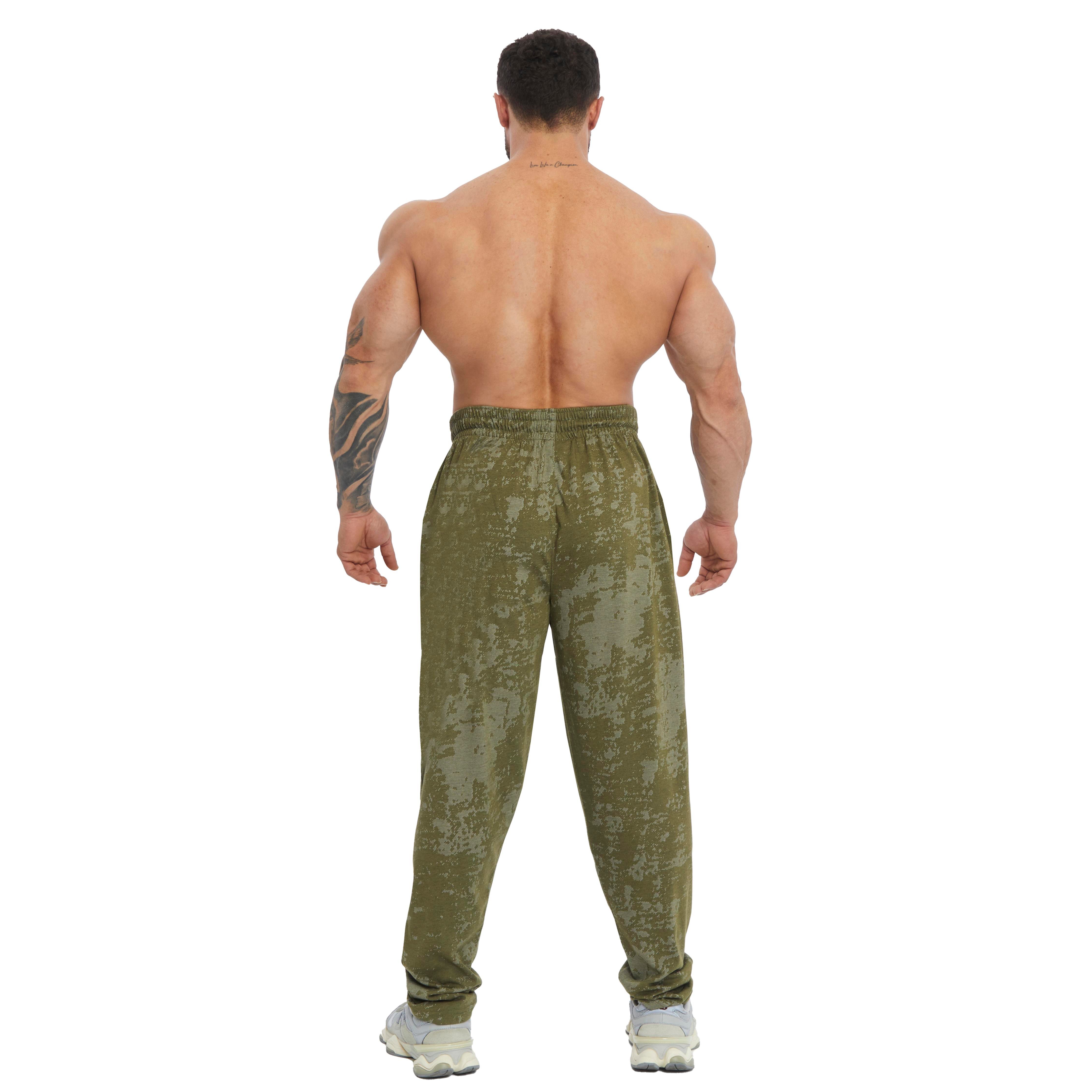 Men's Loose Fit Technical Camo Baggy Pants 