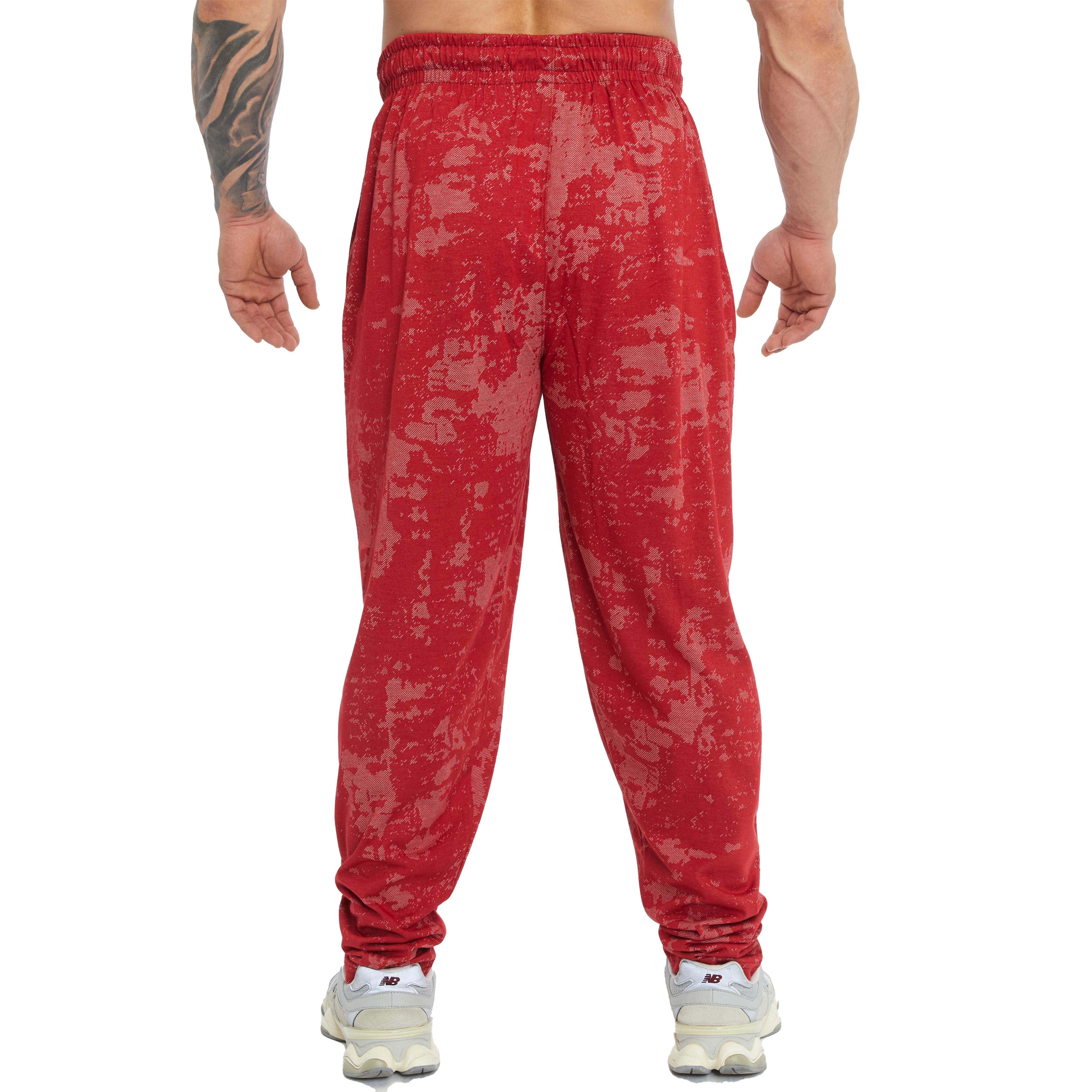 Men's Loose Fit Technical Camo Baggy Pants 