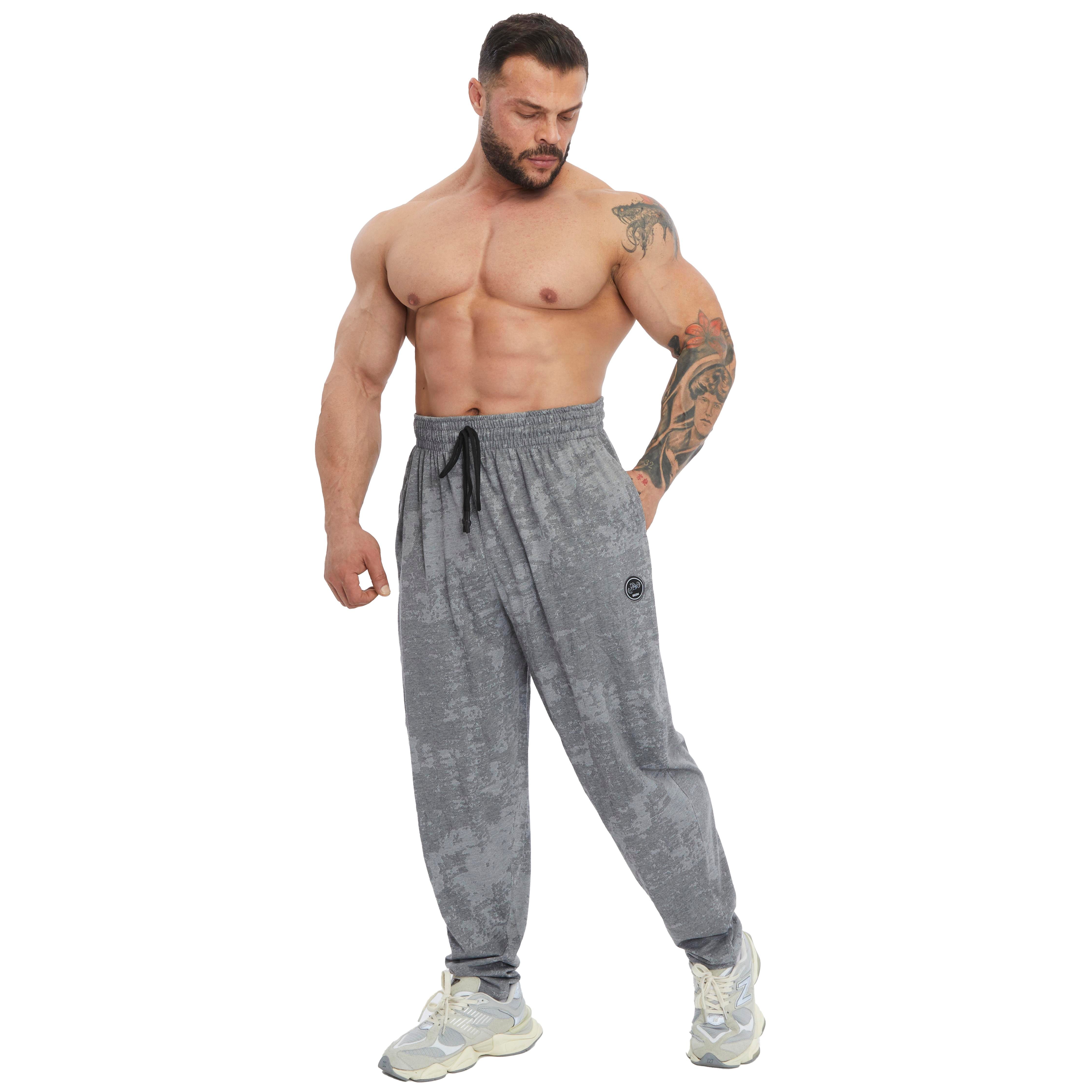 Men's Loose Fit Technical Camo Baggy Pants 