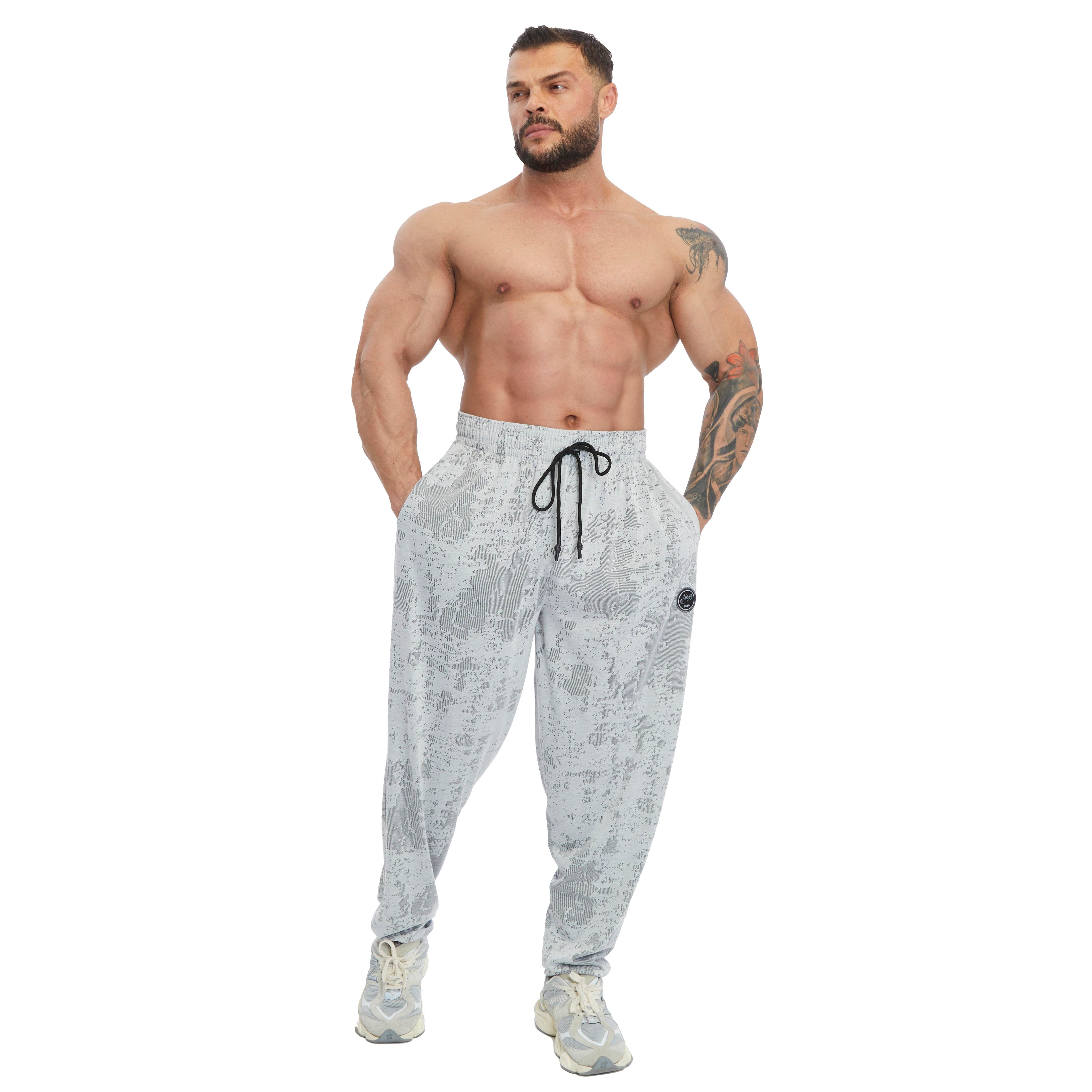 Men's Loose Fit Technical Camo Baggy Pants 
