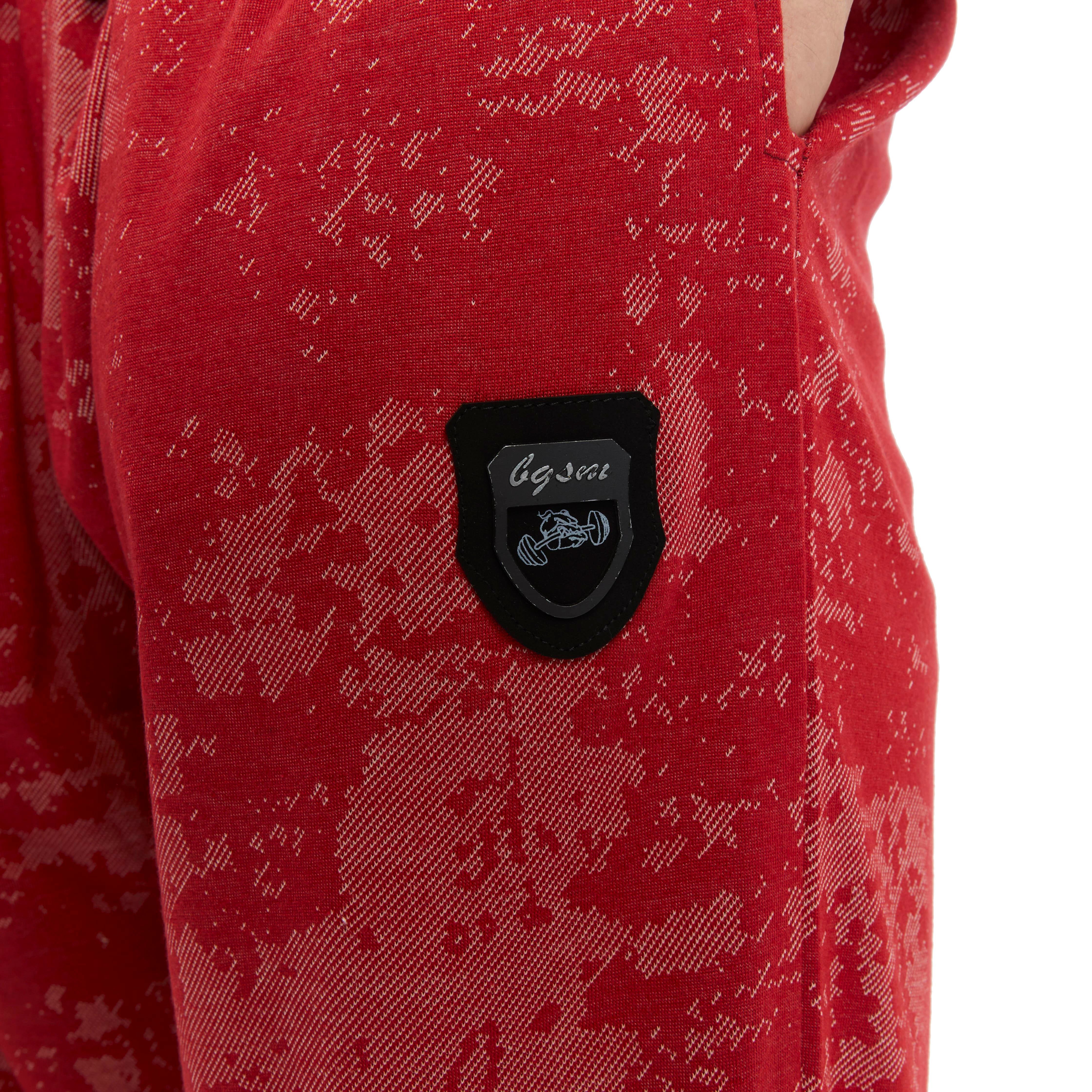 Men's Loose Fit Technical Camo Baggy Pants 