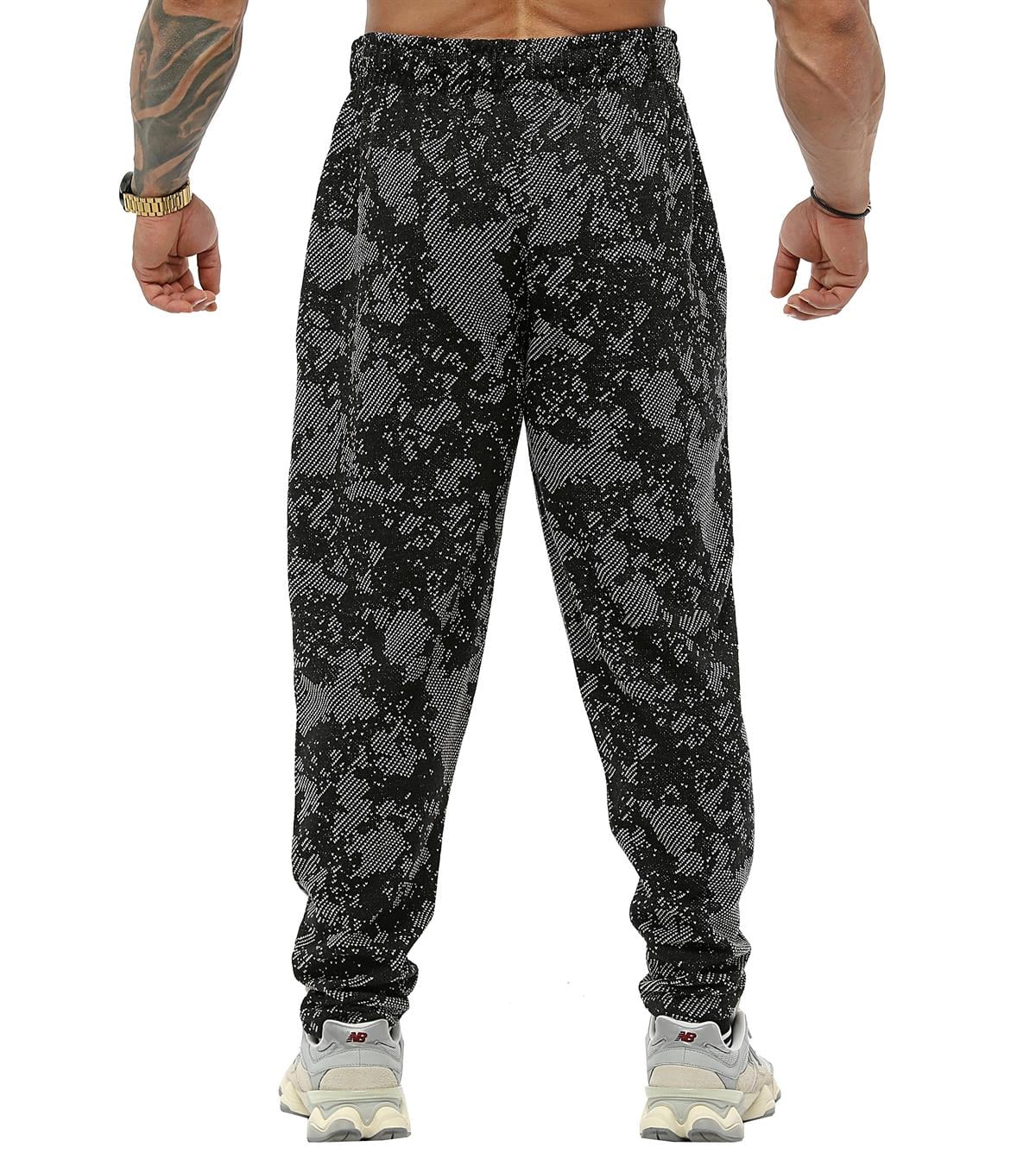 Men's Loose Fit, Textured Winter Sweatpants