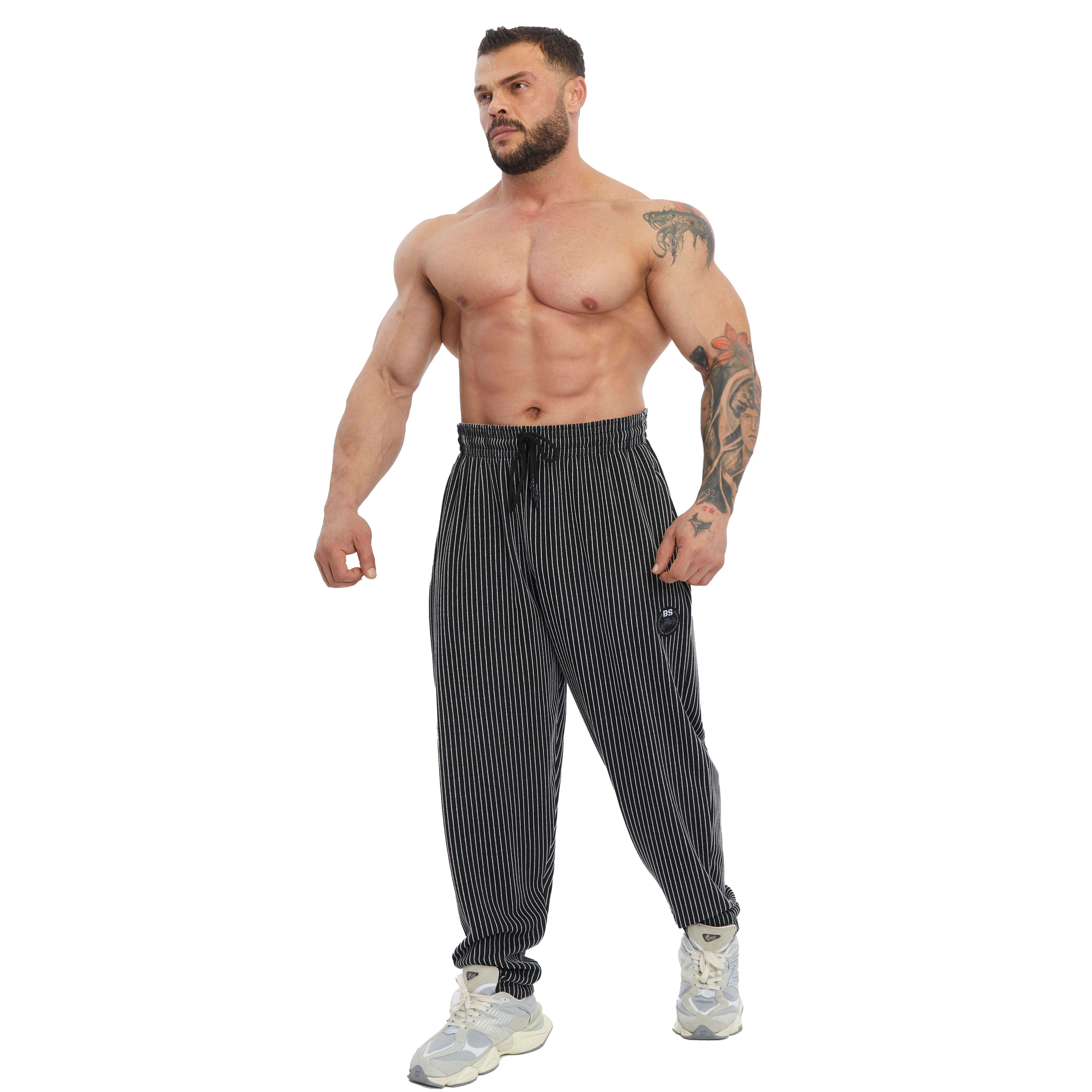 Men's Loose Fit Winter Sweatpants with Zippered Pockets