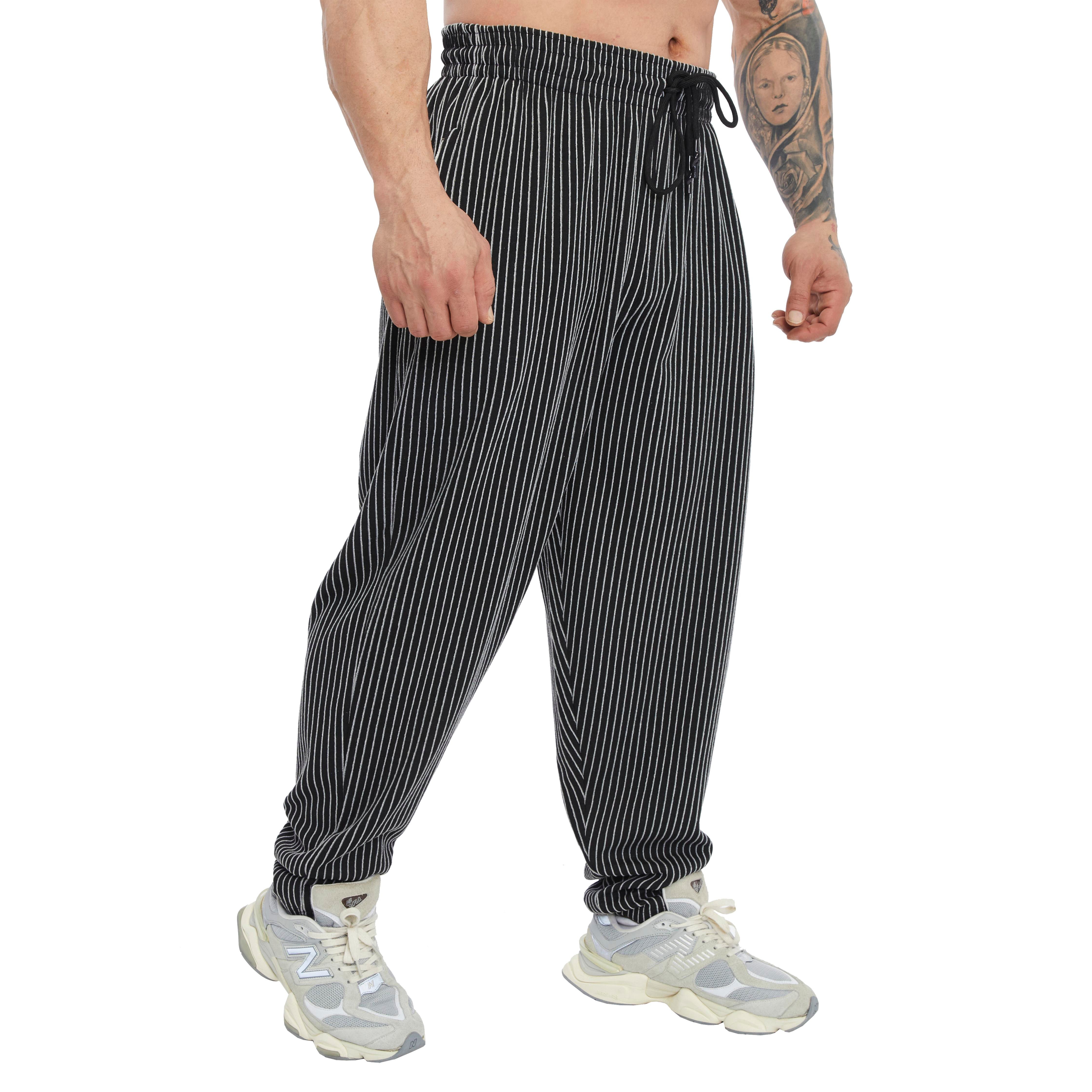 Men's Loose Fit Winter Sweatpants with Zippered Pockets