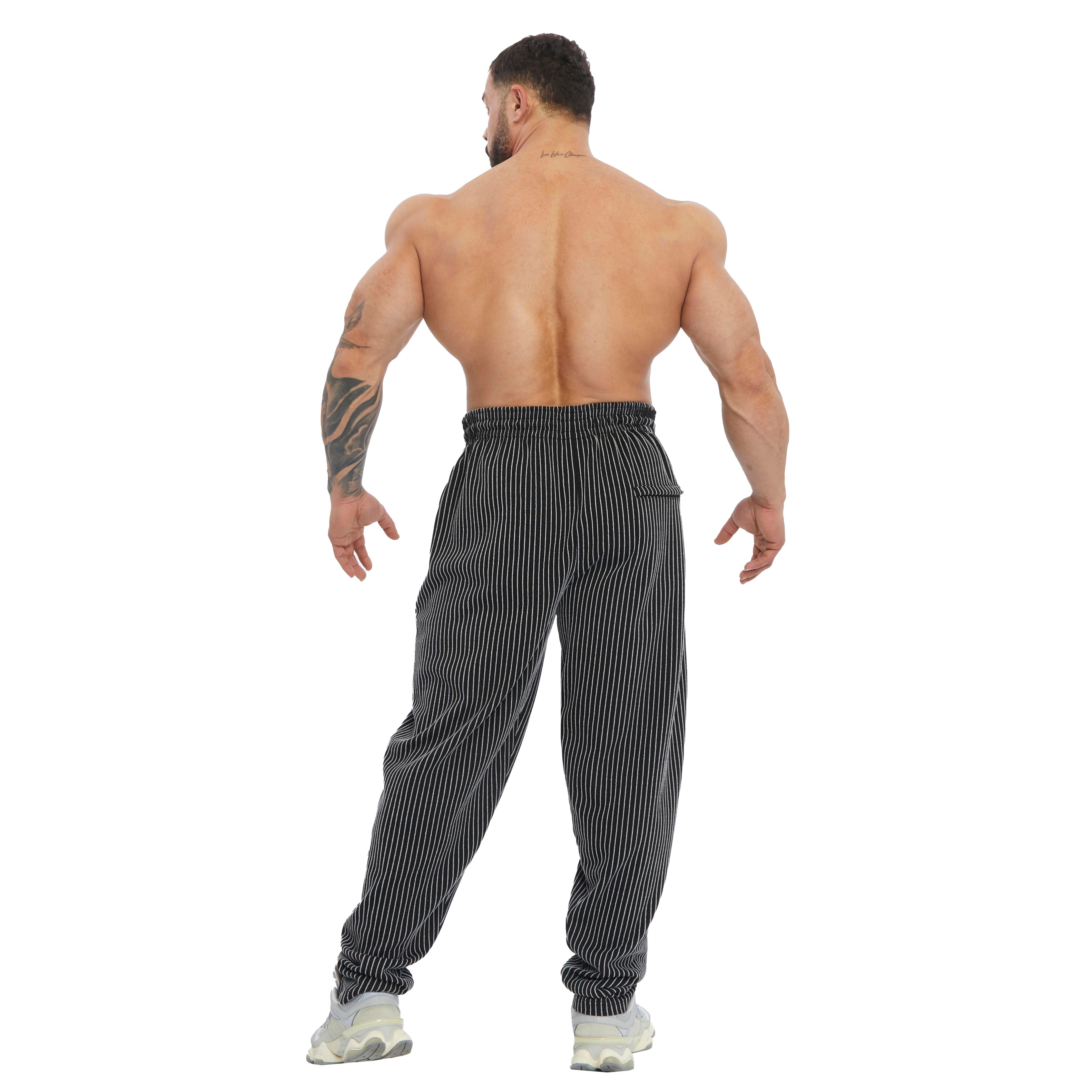 Men's Loose Fit Winter Sweatpants with Zippered Pockets