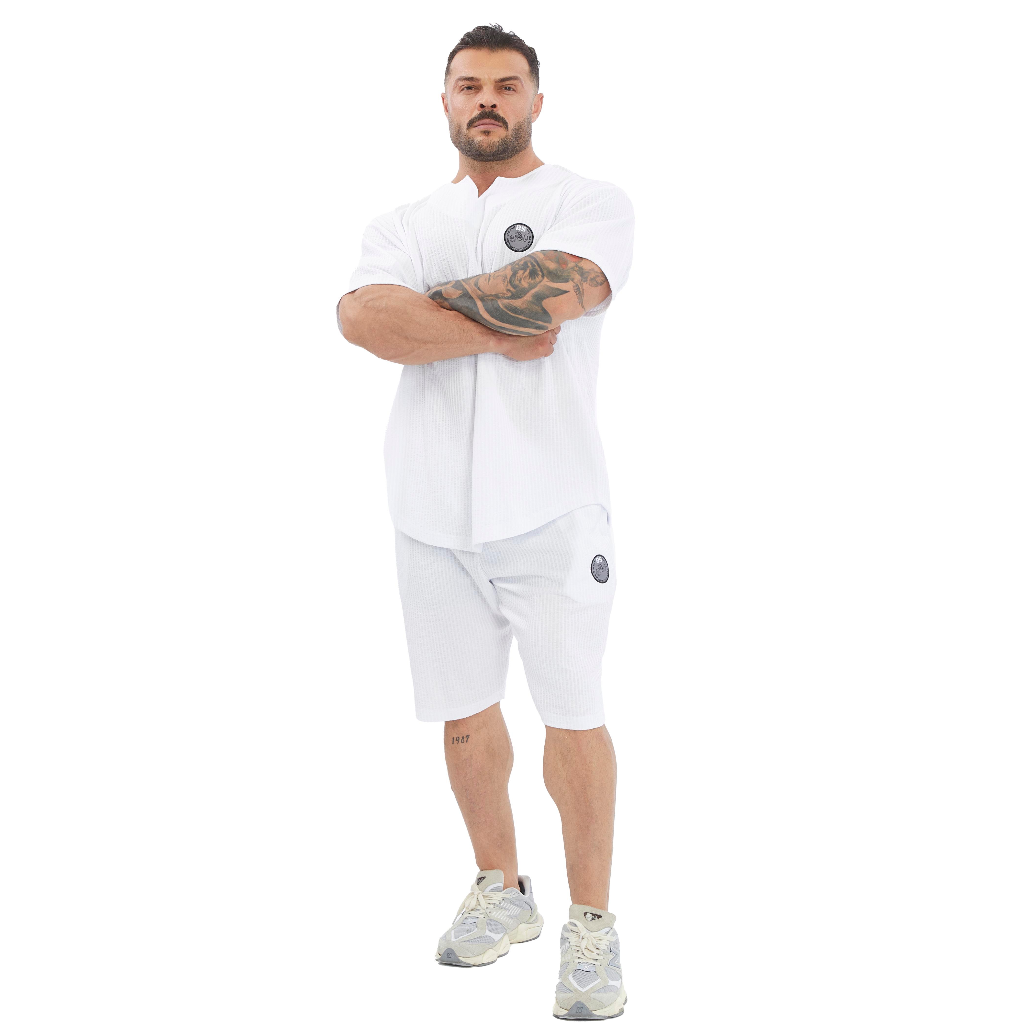 Men's Oversize Active T-shirt V-neck Rag Top