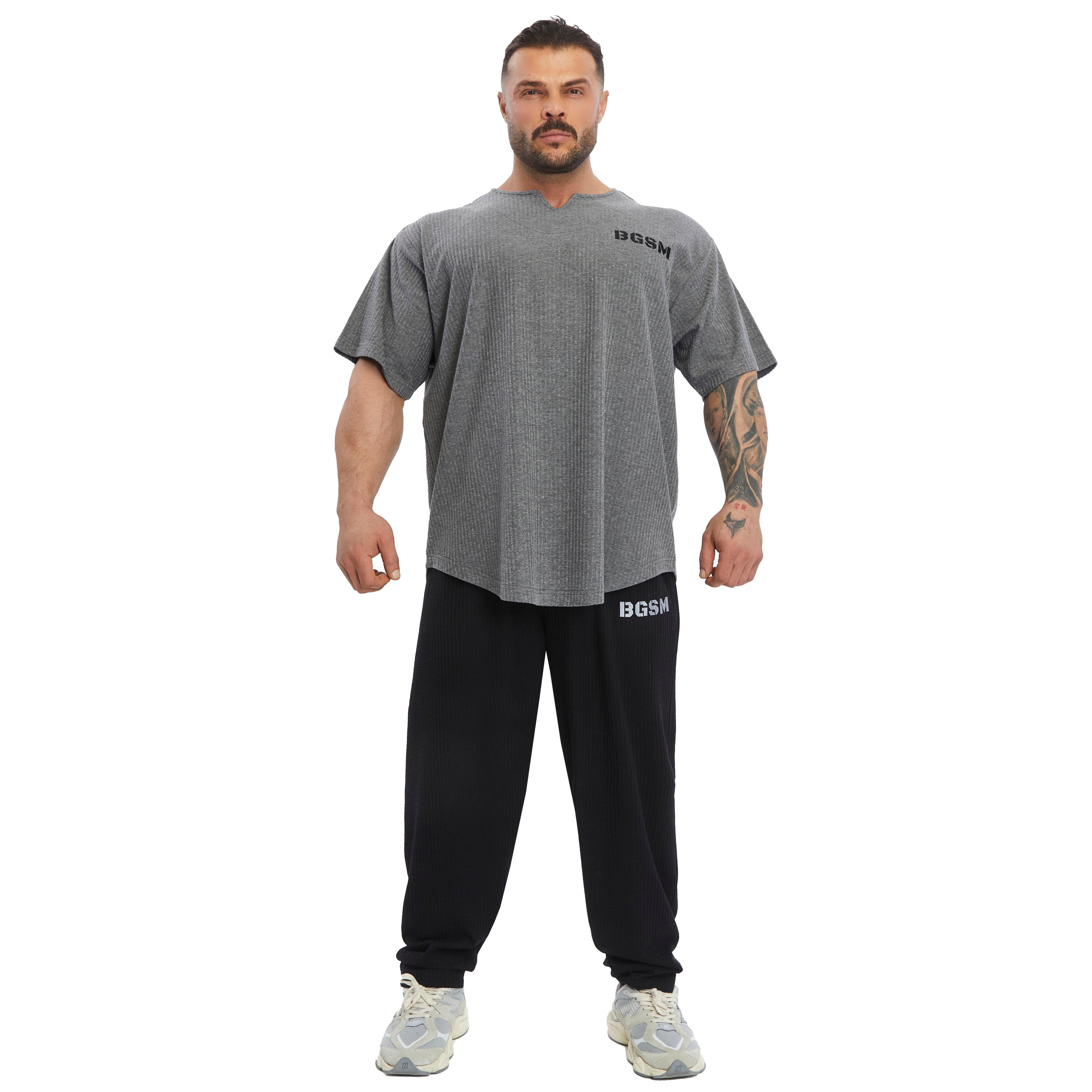 Men's Oversize Active T-shirt V-neck Rag Top