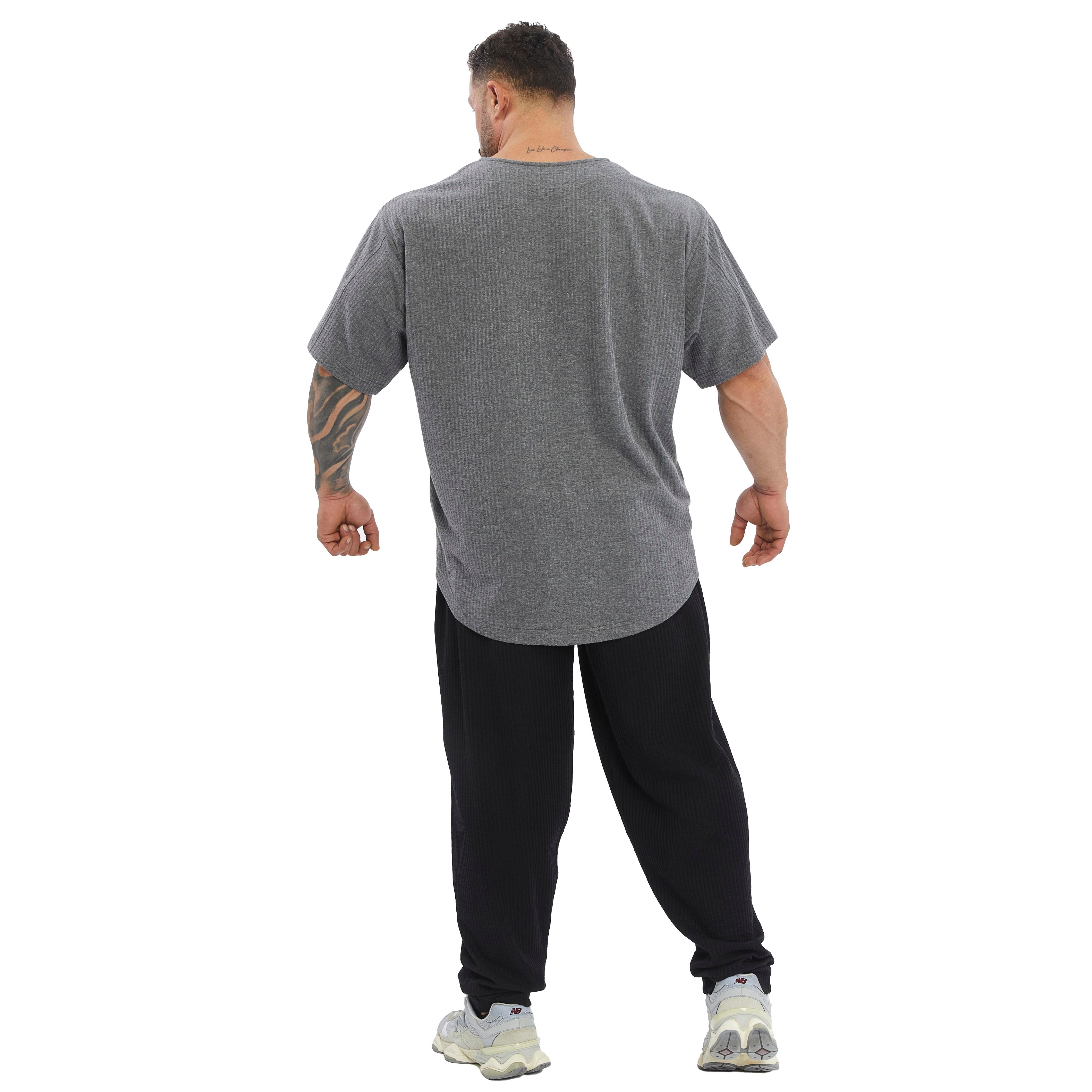 Men's Oversize Active T-shirt V-neck Rag Top